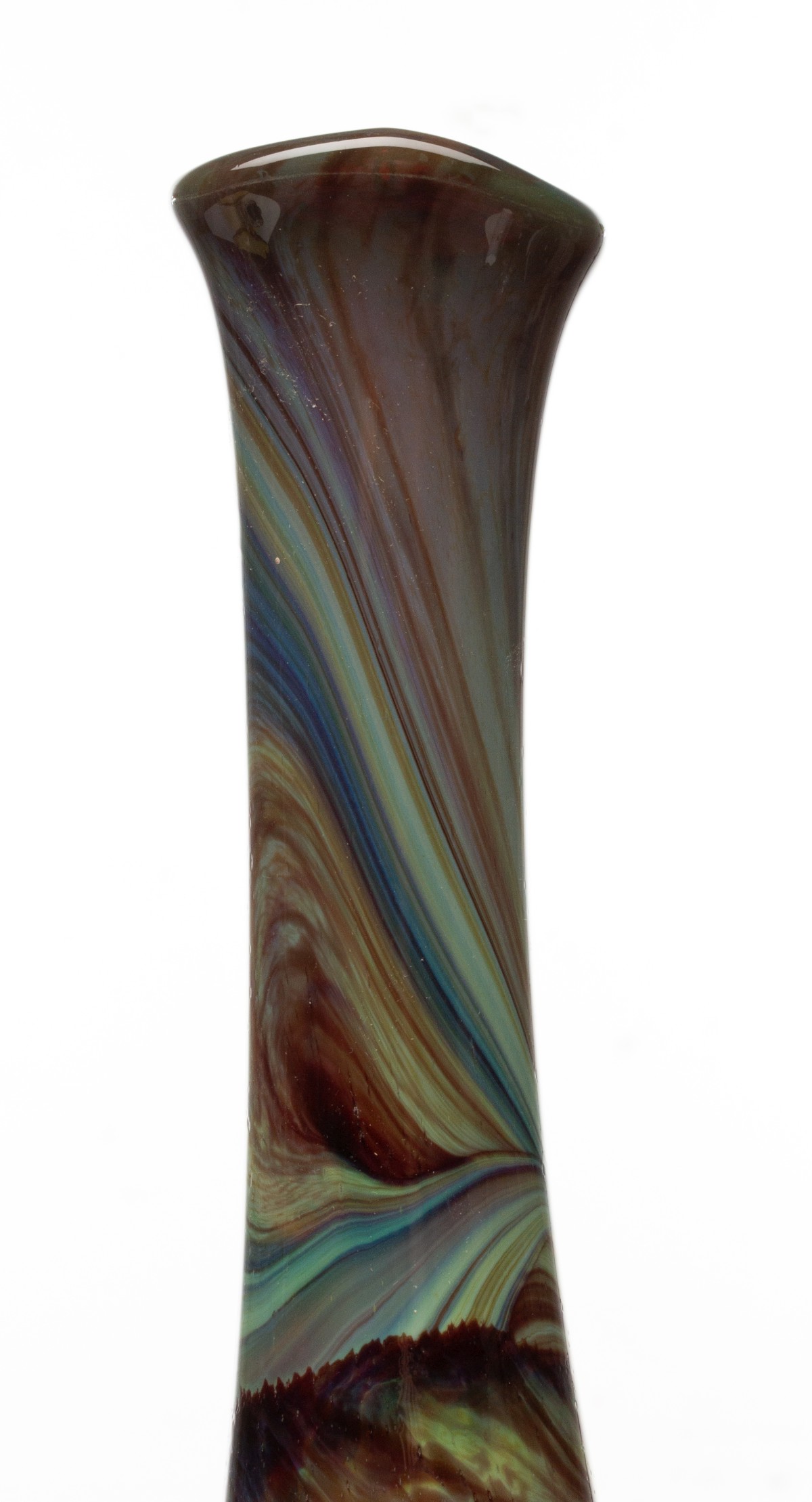TOM McGLAUCHLIN AND FREDERICK WARREN STUDIO GLASS