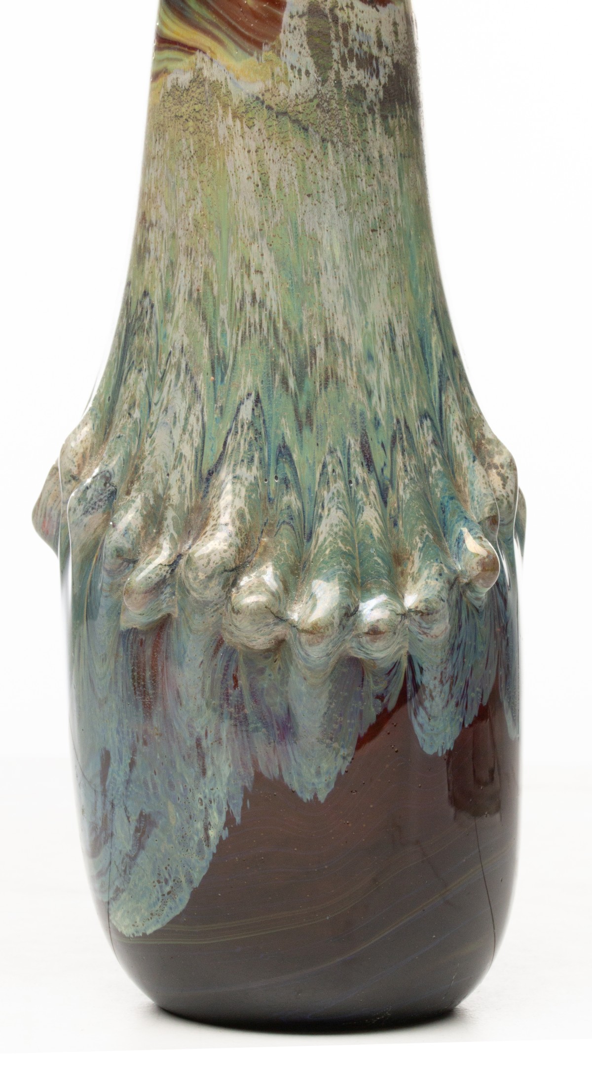 TOM McGLAUCHLIN AND FREDERICK WARREN STUDIO GLASS