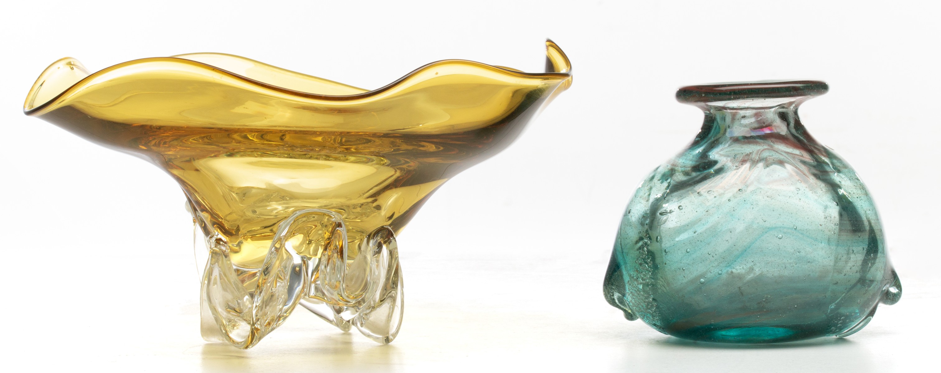 TOM McGLAUCHLIN AND FREDERICK WARREN STUDIO GLASS