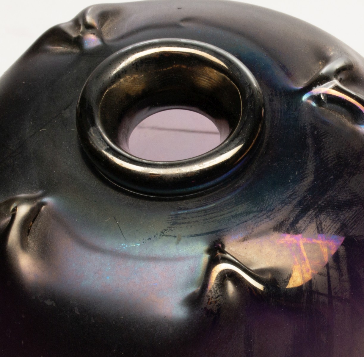 FIVE STUDIO GLASS OBJECTS BY PEET ROBINSON