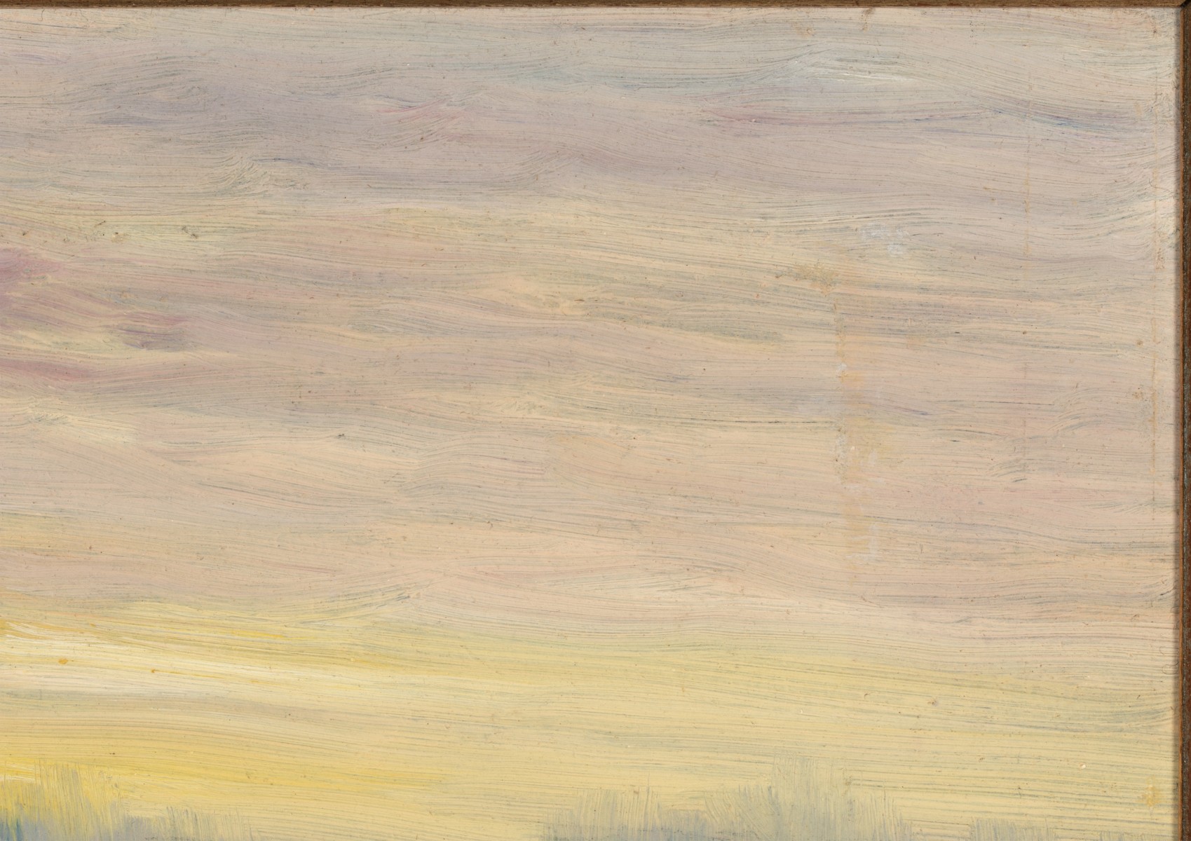 GEORGE VAN MILLETT (1864-1953) PUBLISHED EXHIBITED OIL