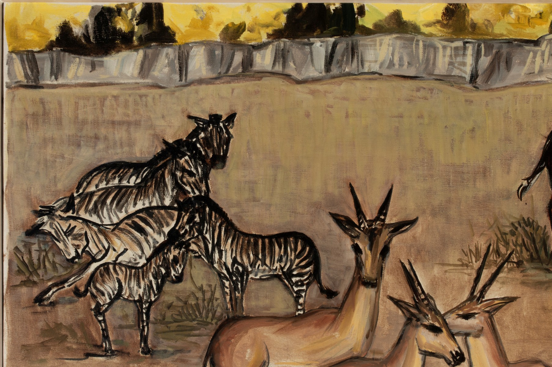 GERTRUDE FREYMAN (1901-1994) OIL ON CANVAS
