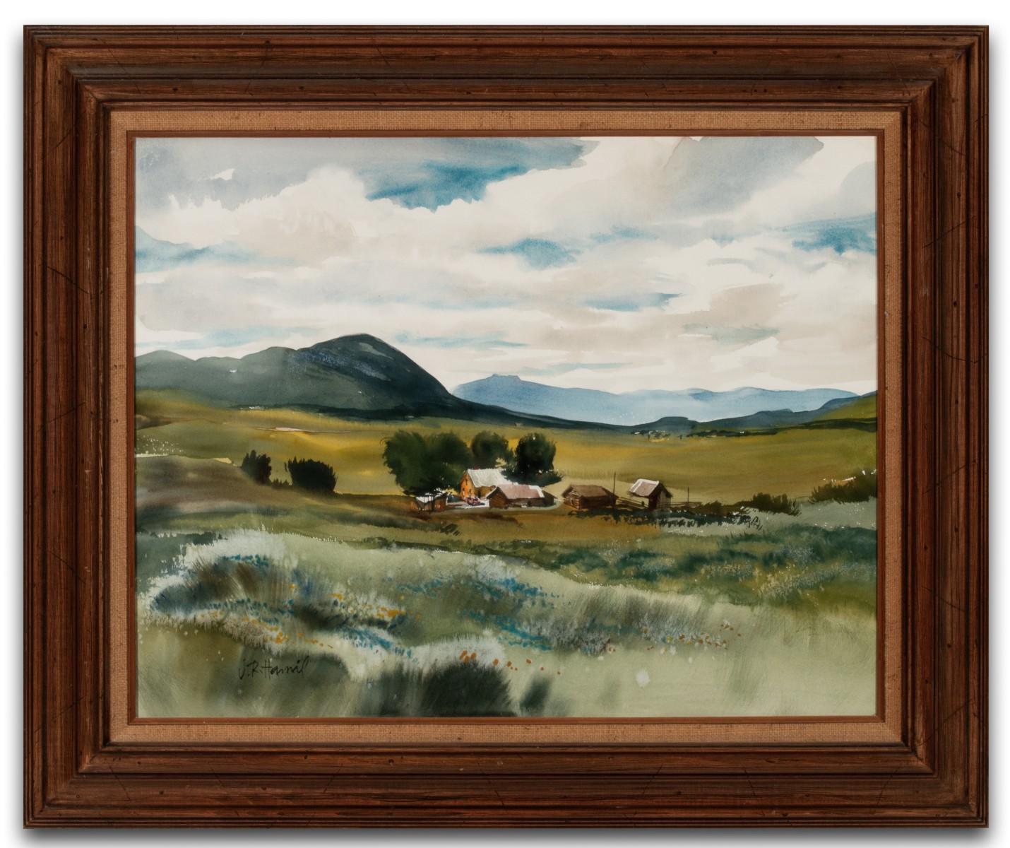 JAMES HAMIL (1937-2022) PUBLISHED WATERCOLOR COLORADO