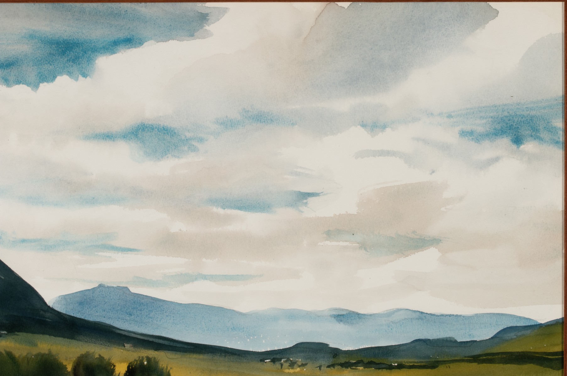 JAMES HAMIL (1937-2022) PUBLISHED WATERCOLOR COLORADO