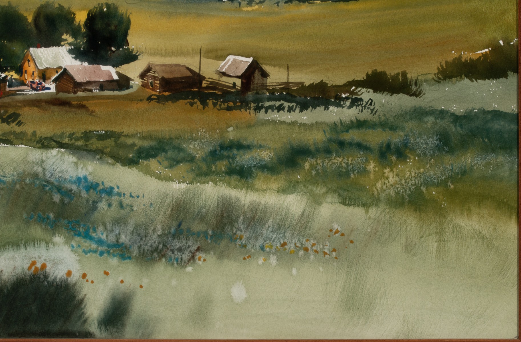 JAMES HAMIL (1937-2022) PUBLISHED WATERCOLOR COLORADO