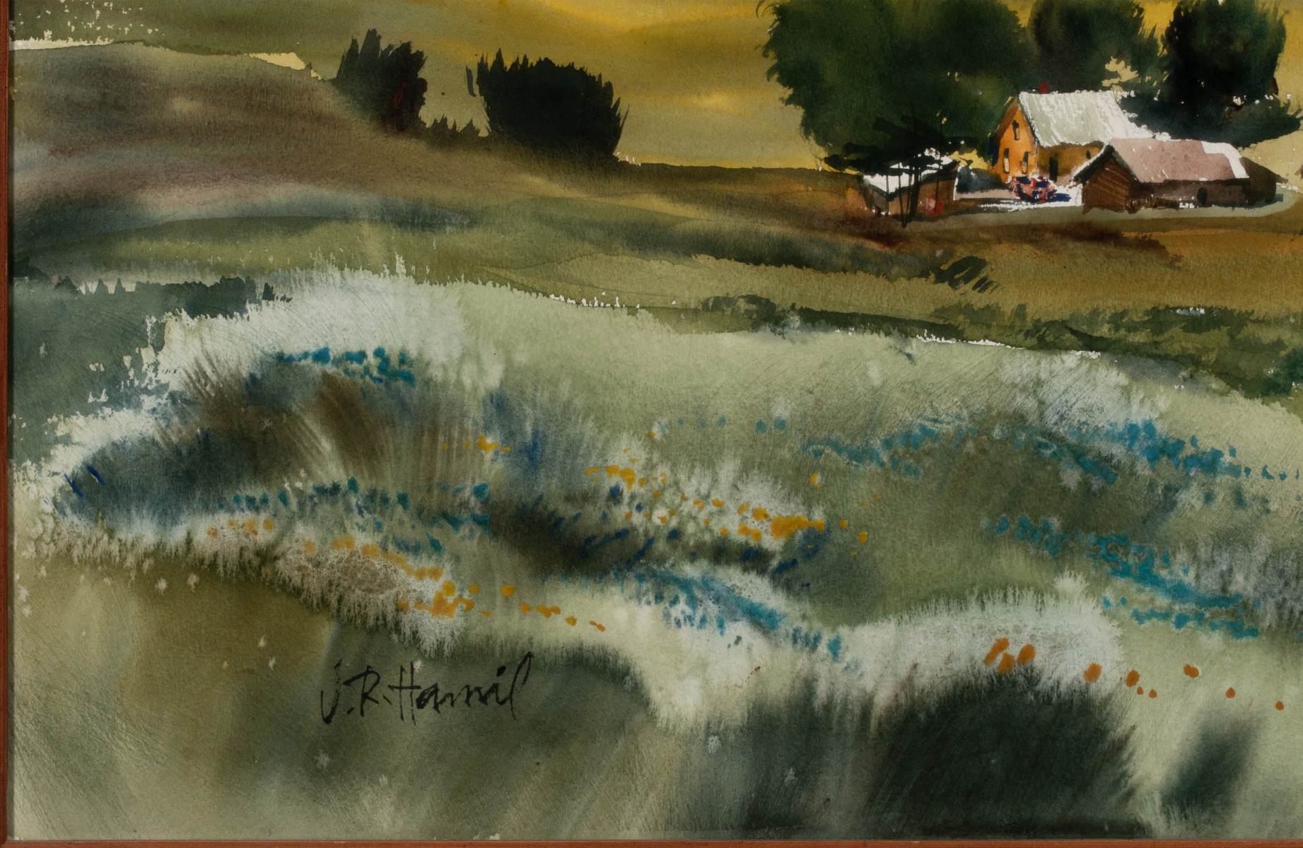 JAMES HAMIL (1937-2022) PUBLISHED WATERCOLOR COLORADO