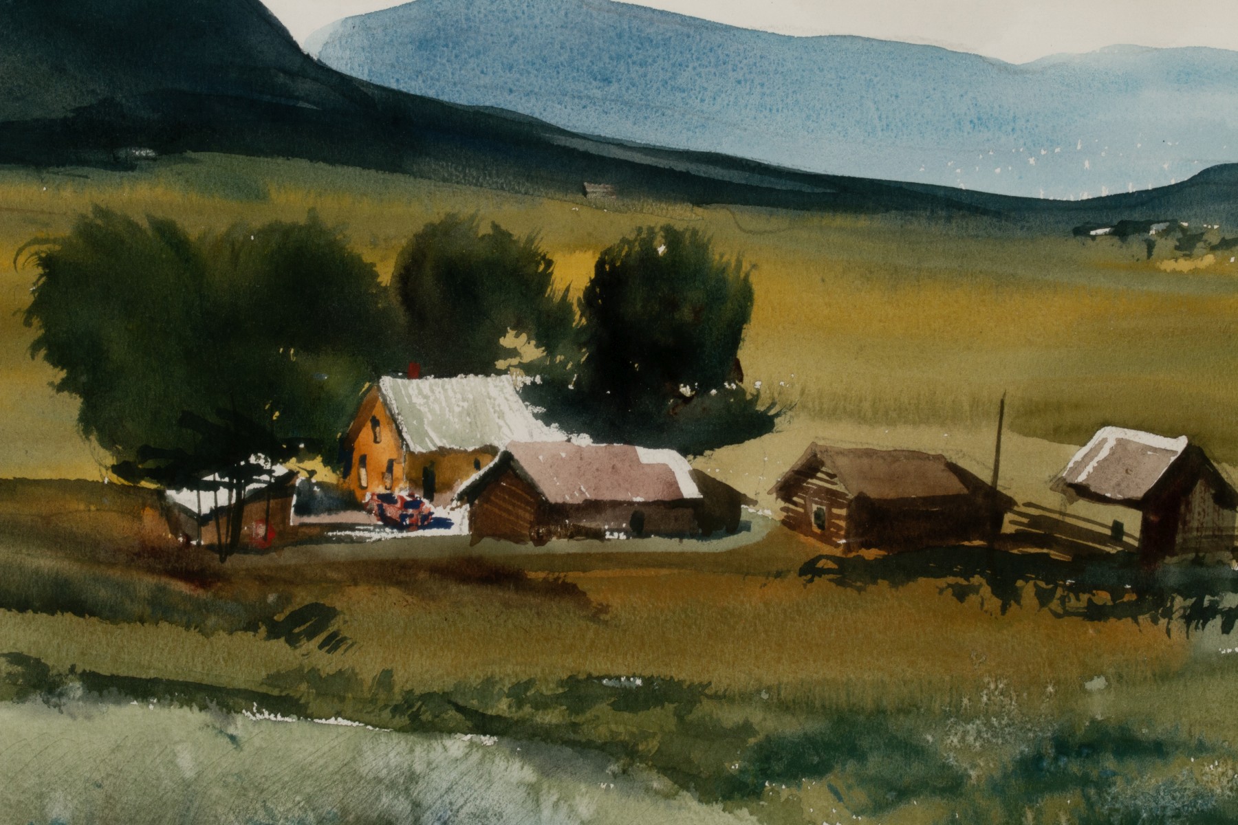 JAMES HAMIL (1937-2022) PUBLISHED WATERCOLOR COLORADO