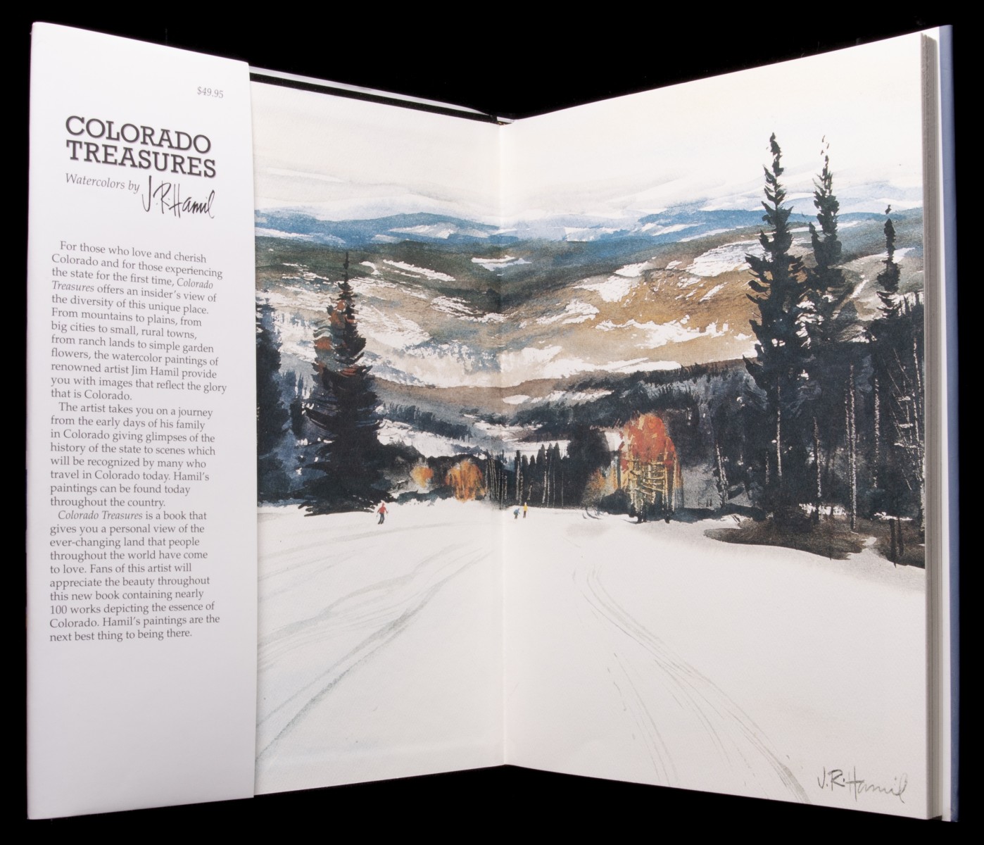 JAMES HAMIL (1937-2022) PUBLISHED WATERCOLOR COLORADO