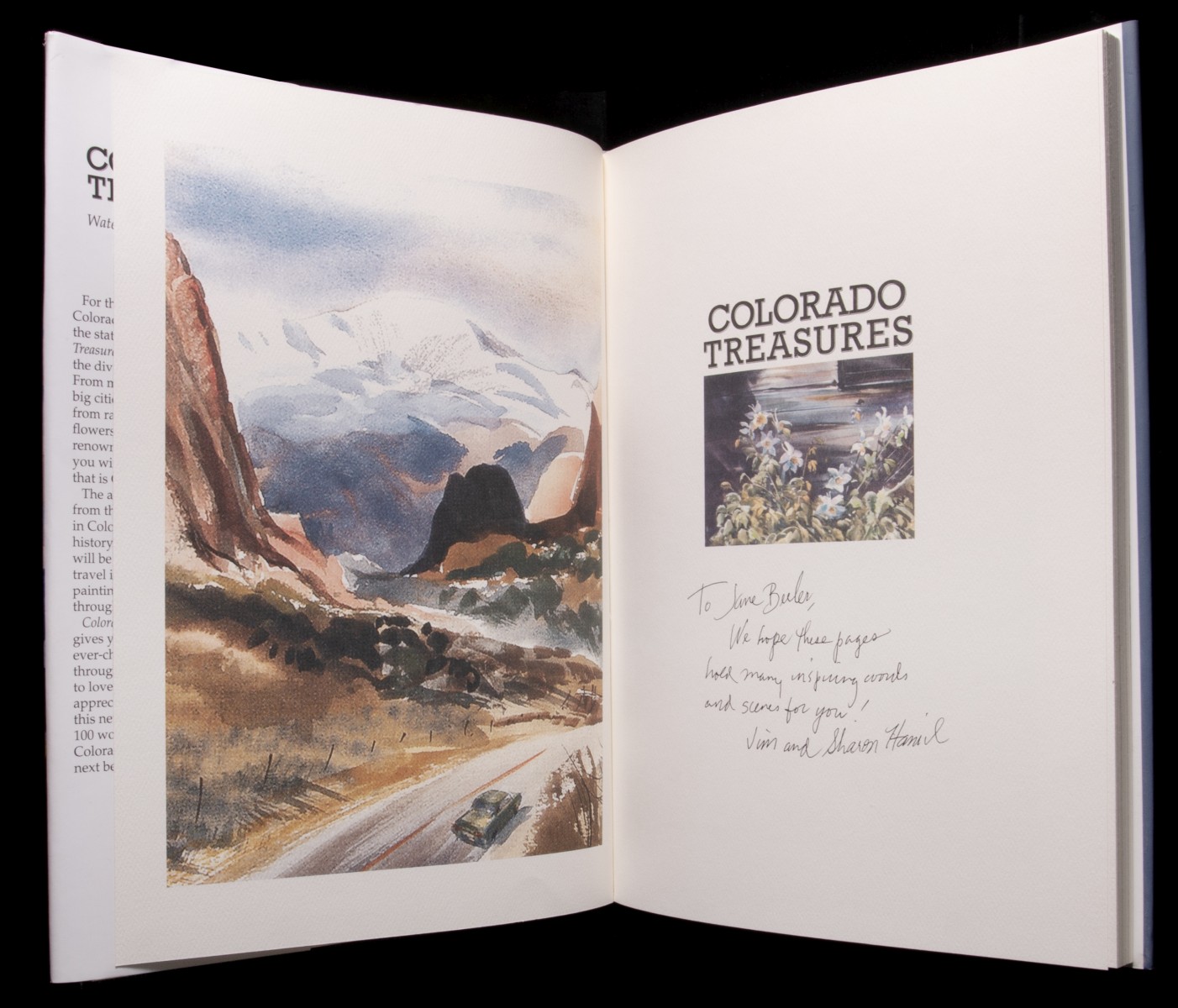 JAMES HAMIL (1937-2022) PUBLISHED WATERCOLOR COLORADO