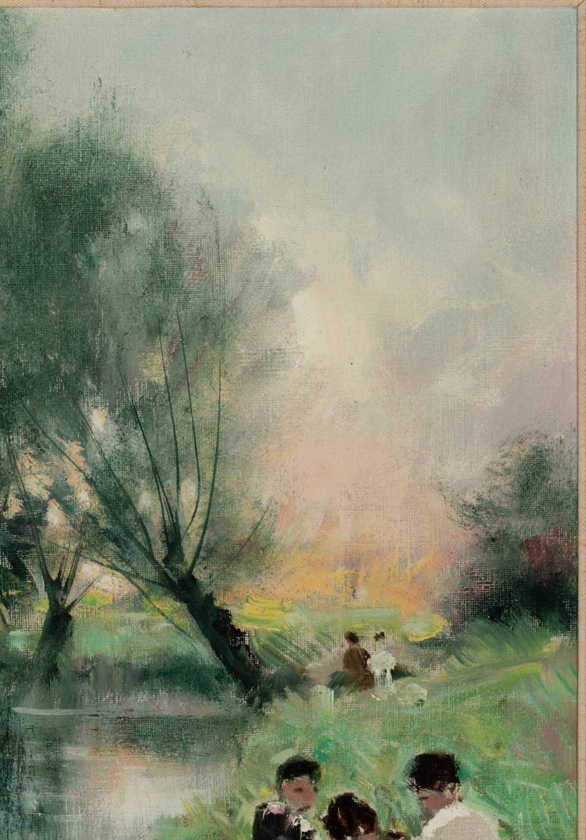 JULES R. HERVE (FRENCH 1887-1981) OIL ON CANVAS