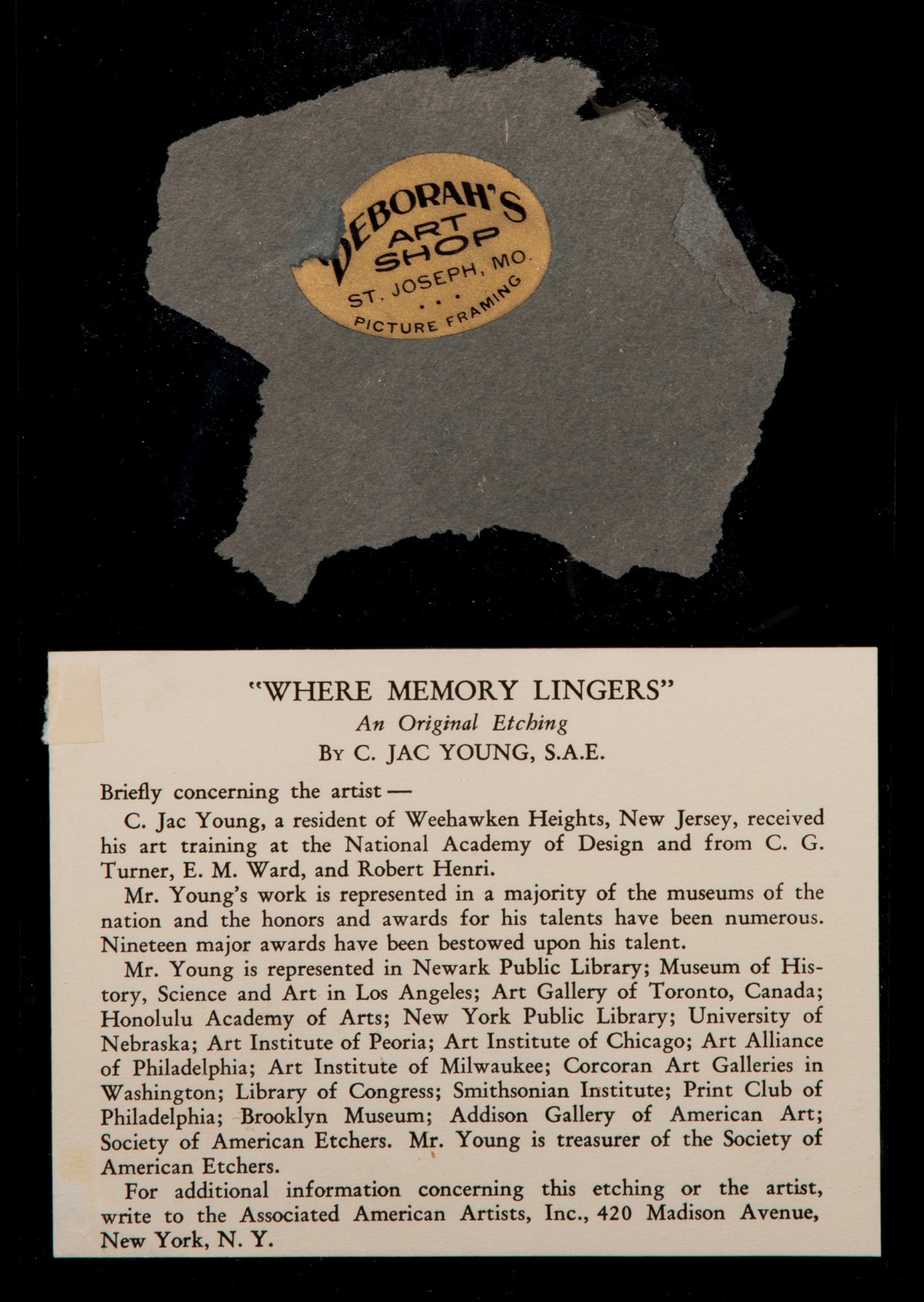 SAM MARGOLIES, JAC YOUNG, MELVILLE WIRE, MILDRED BROOKS