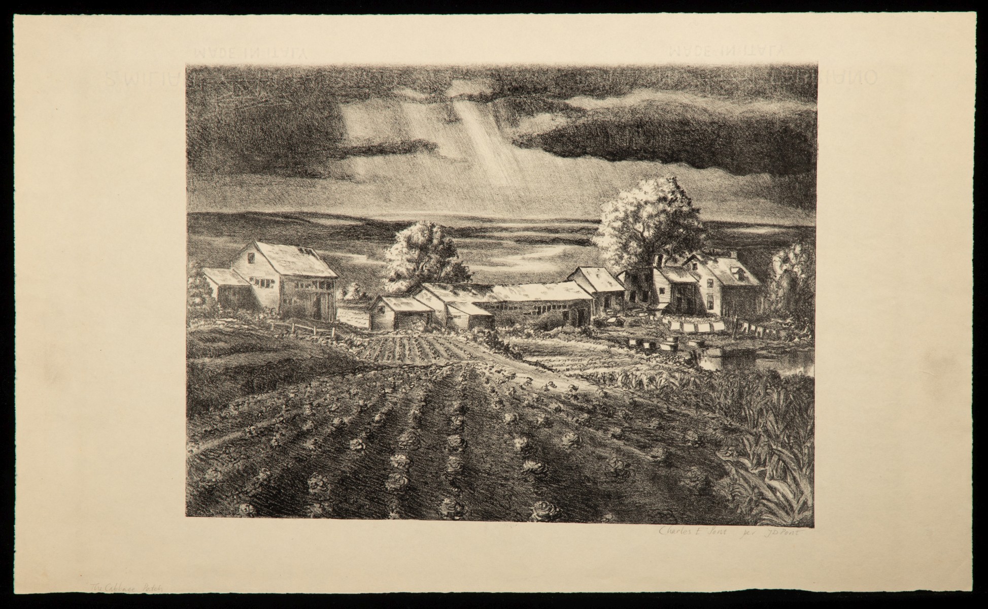 CHARLES E. PONT (1898-1971) THREE PENCIL SIGNED PRINTS