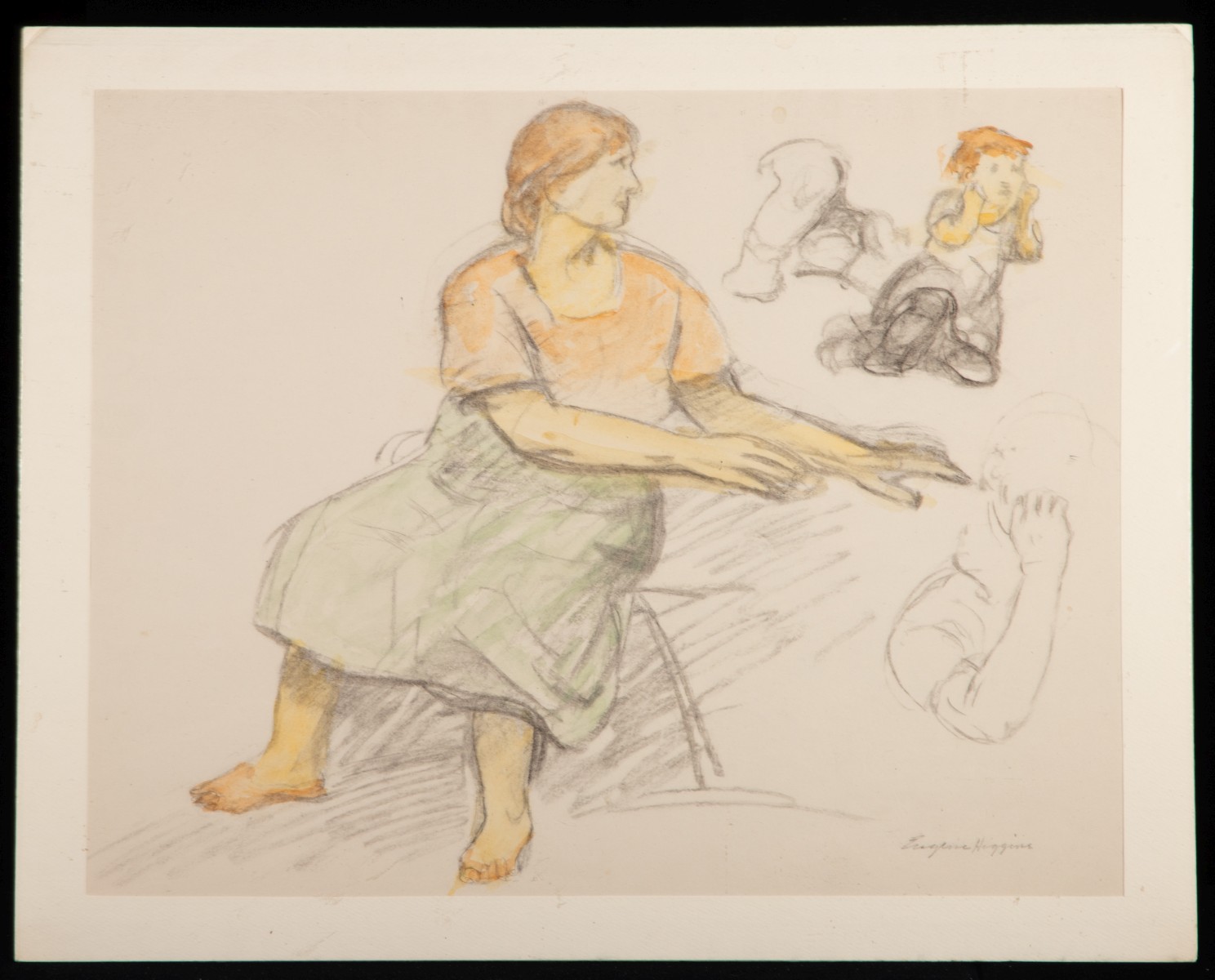 EUGENE HIGGINS (1874-1975) ORIGINAL WORKS AND ETCHING