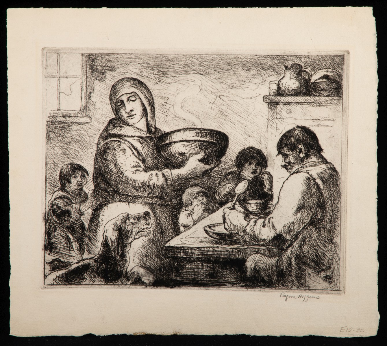 EUGENE HIGGINS (1874-1975) ORIGINAL WORKS AND ETCHING