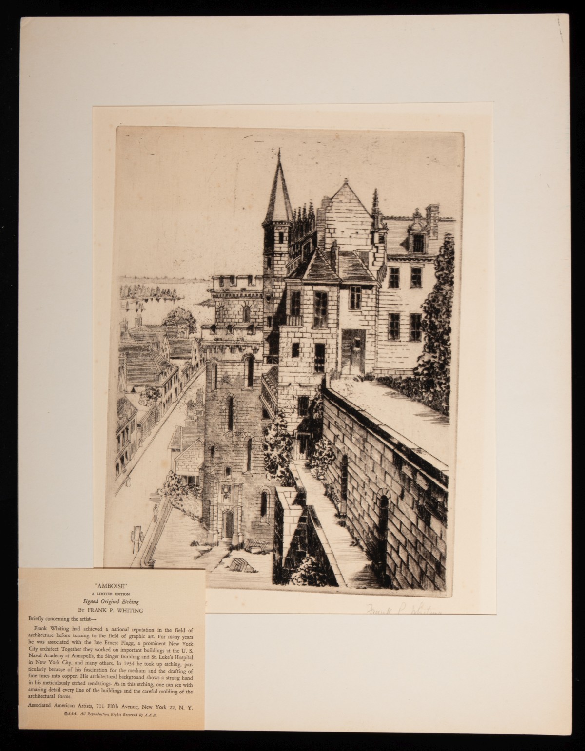 FRANK WHITING, CARMAN BONANNO, ALICE BUELL, AAA PRINTS