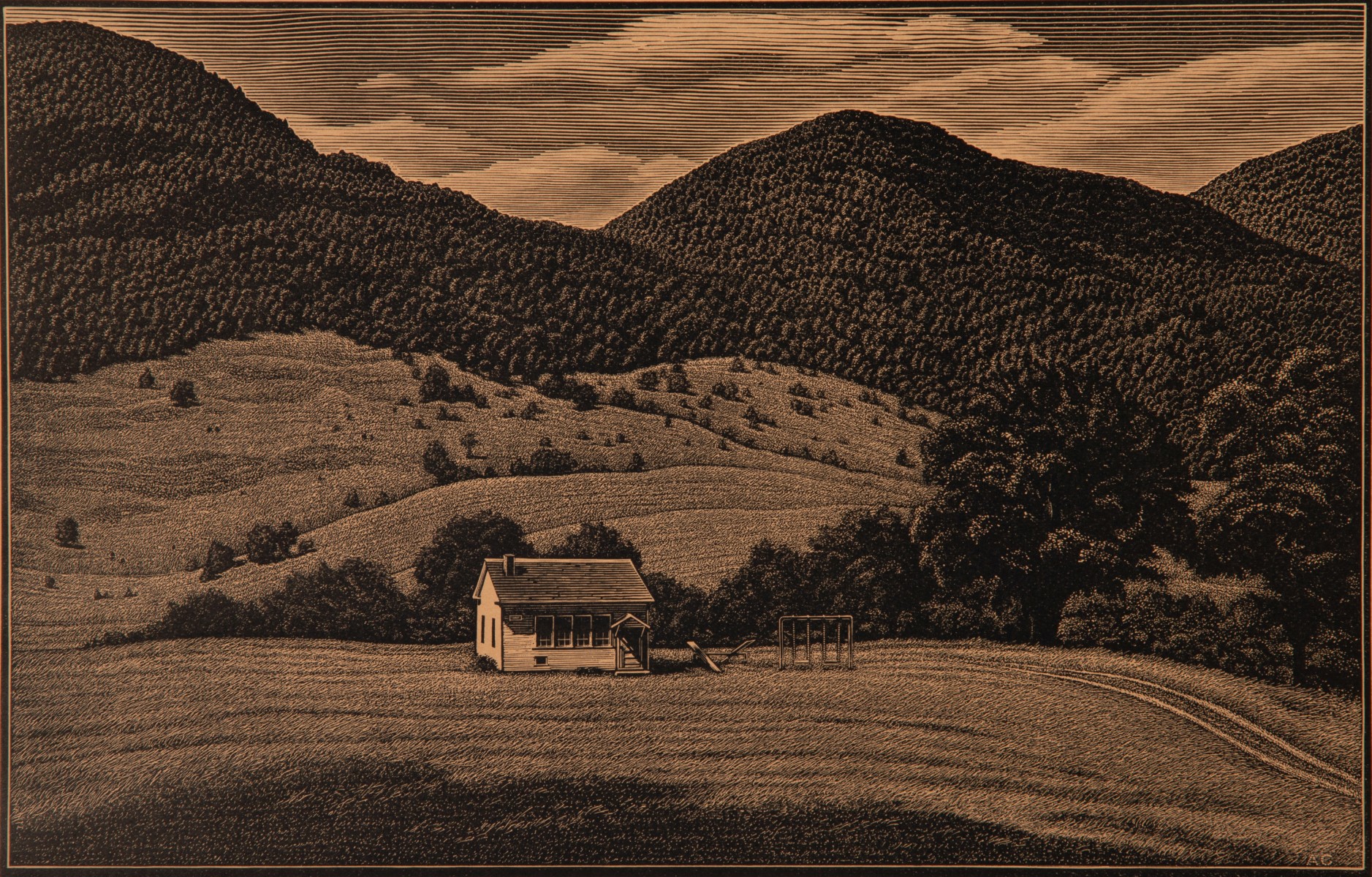 ASA CHEFFETZ (1897-1965) PENCIL SIGNED WOOD ENGRAVINGS