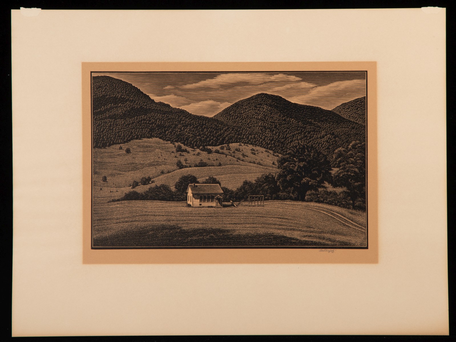 ASA CHEFFETZ (1897-1965) PENCIL SIGNED WOOD ENGRAVINGS