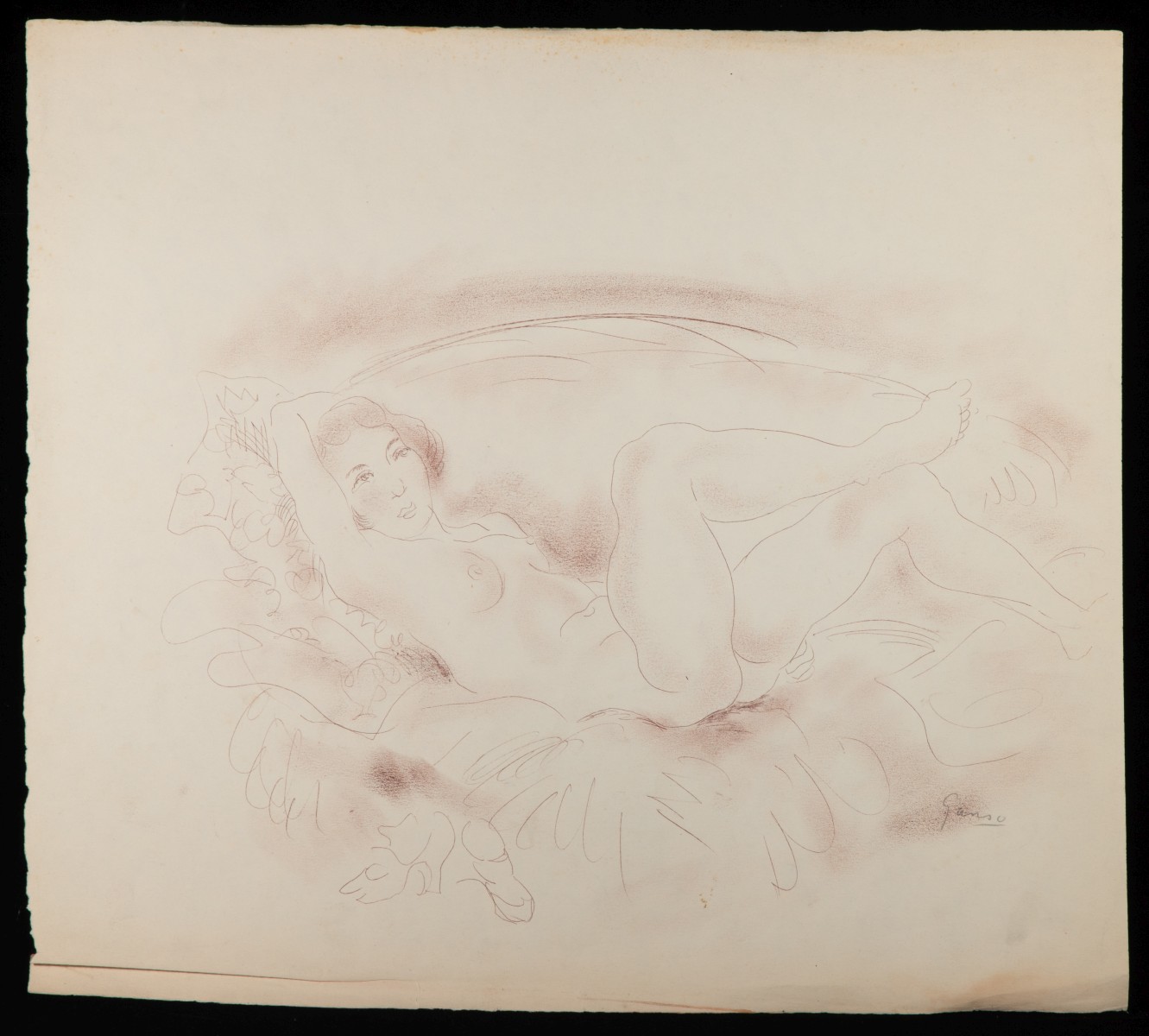 EMIL GANSO (1895-1941) ORIGINAL WORKS ON PAPER