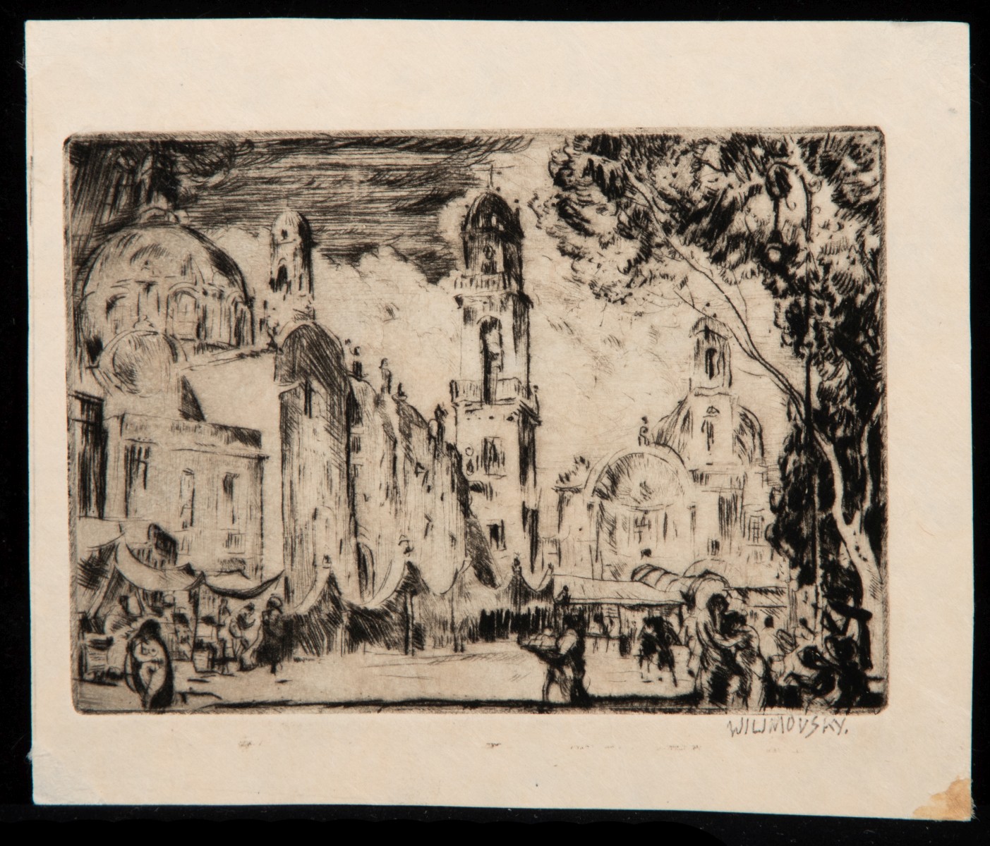 CHARLES WILIMOVSKY (1885-1974) THIRTEEN BLOCK PRINTS