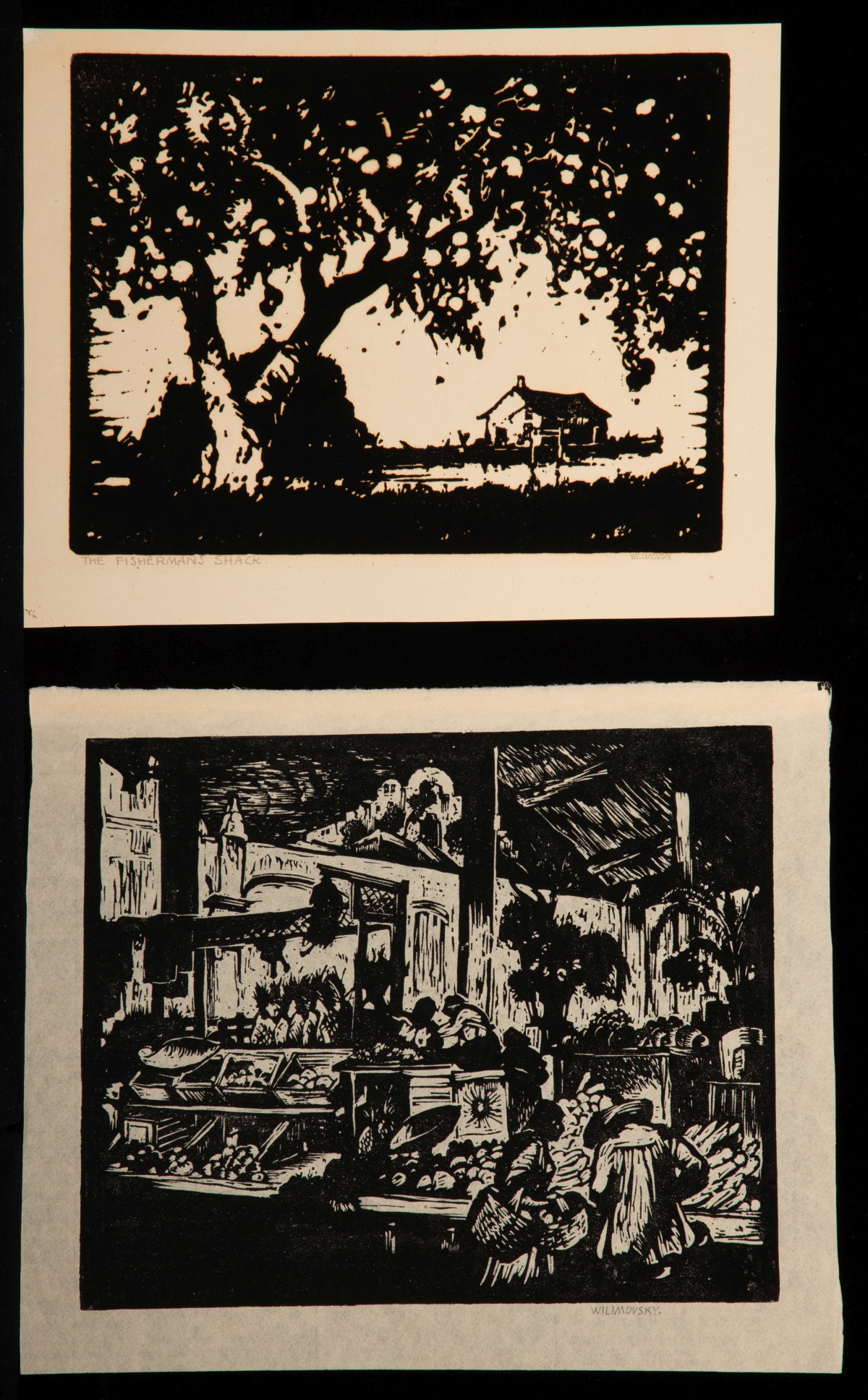 CHARLES WILIMOVSKY (1885-1974) THIRTEEN BLOCK PRINTS