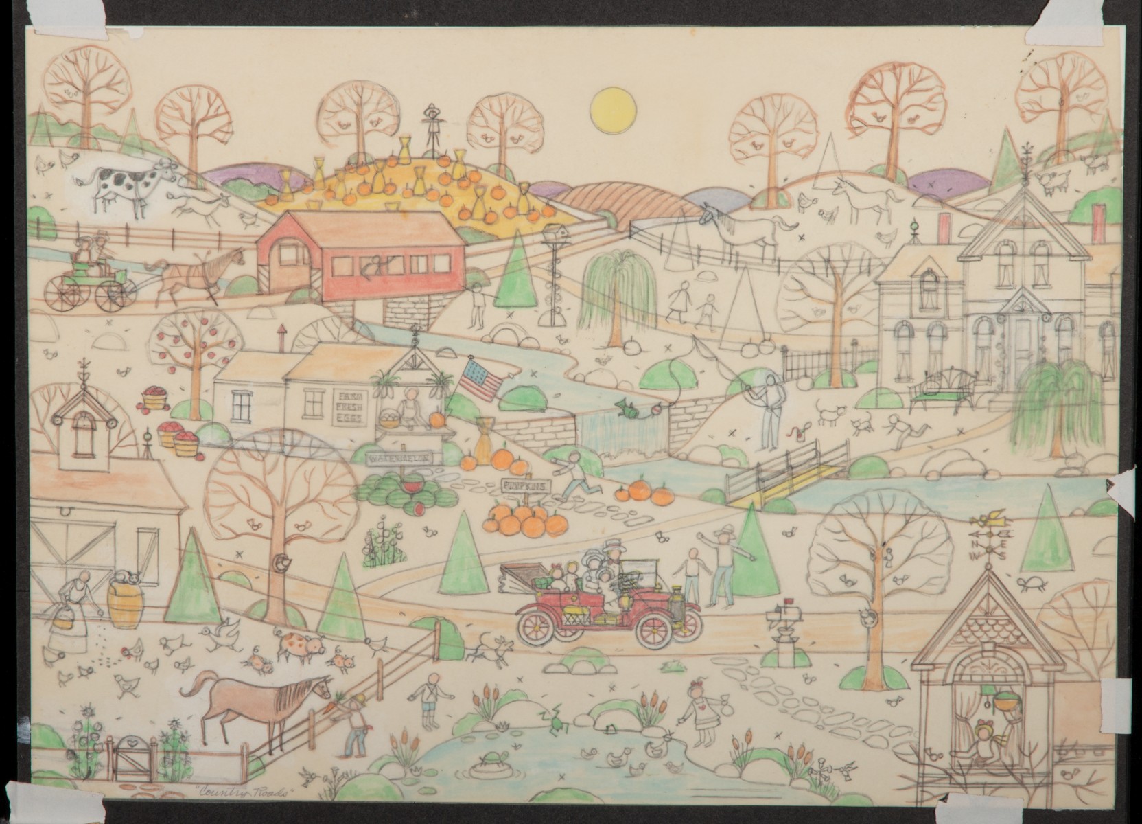JO SICKBERT (1931-2009) THREE ORIGINAL WORKS ON PAPER