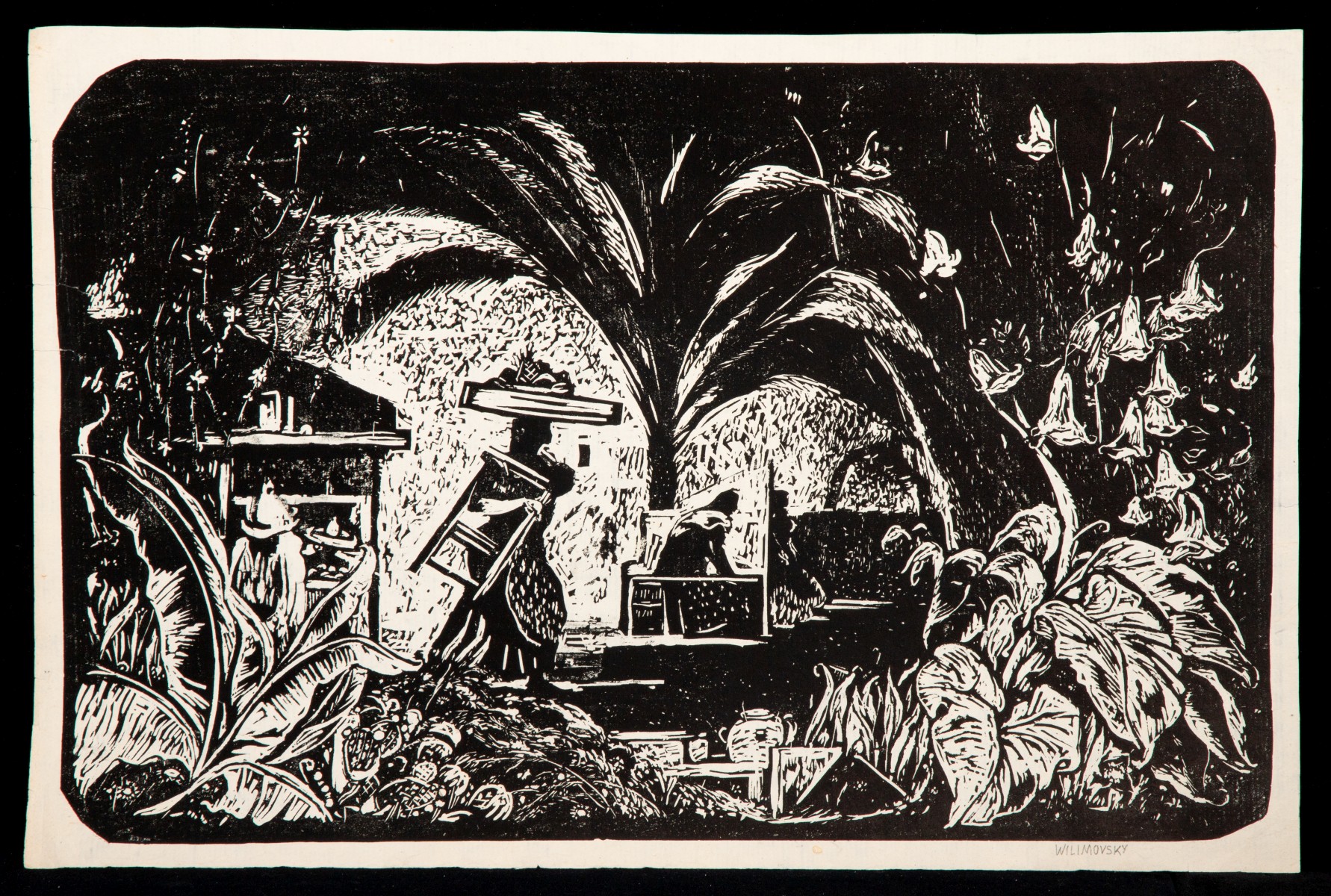 CHARLES WILIMOVSKY (1885-1974) THIRTEEN BLOCK PRINTS