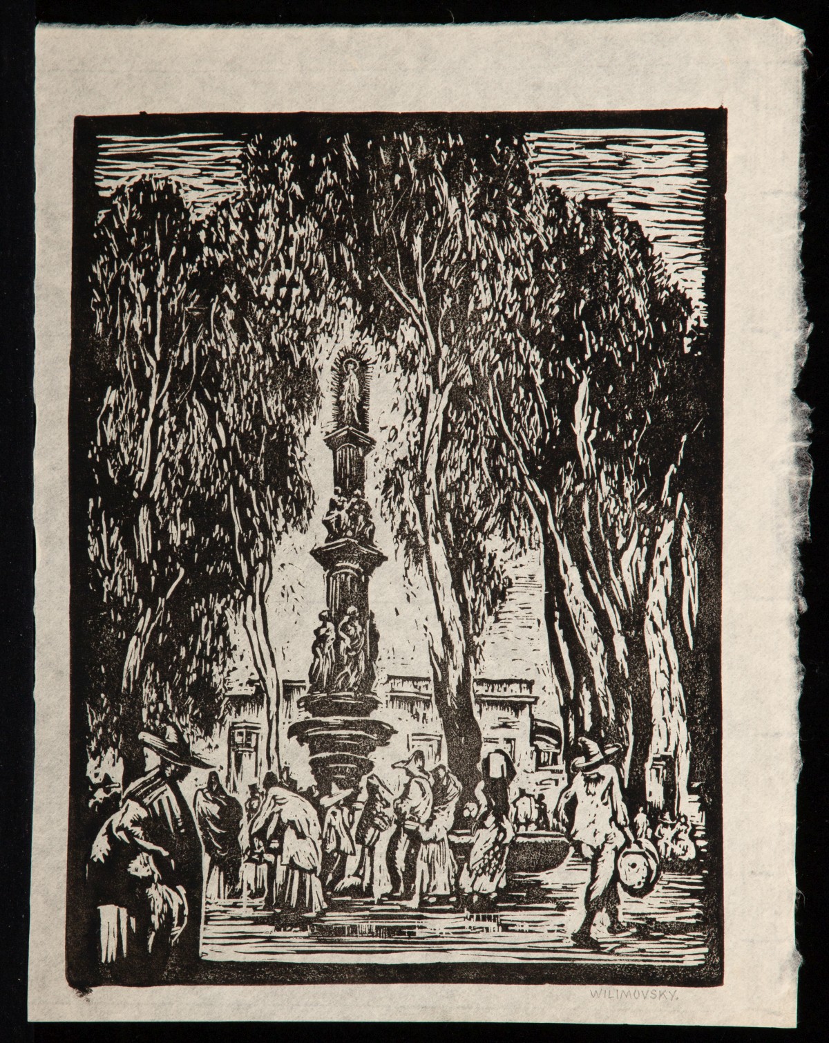 CHARLES WILIMOVSKY (1885-1974) THIRTEEN BLOCK PRINTS