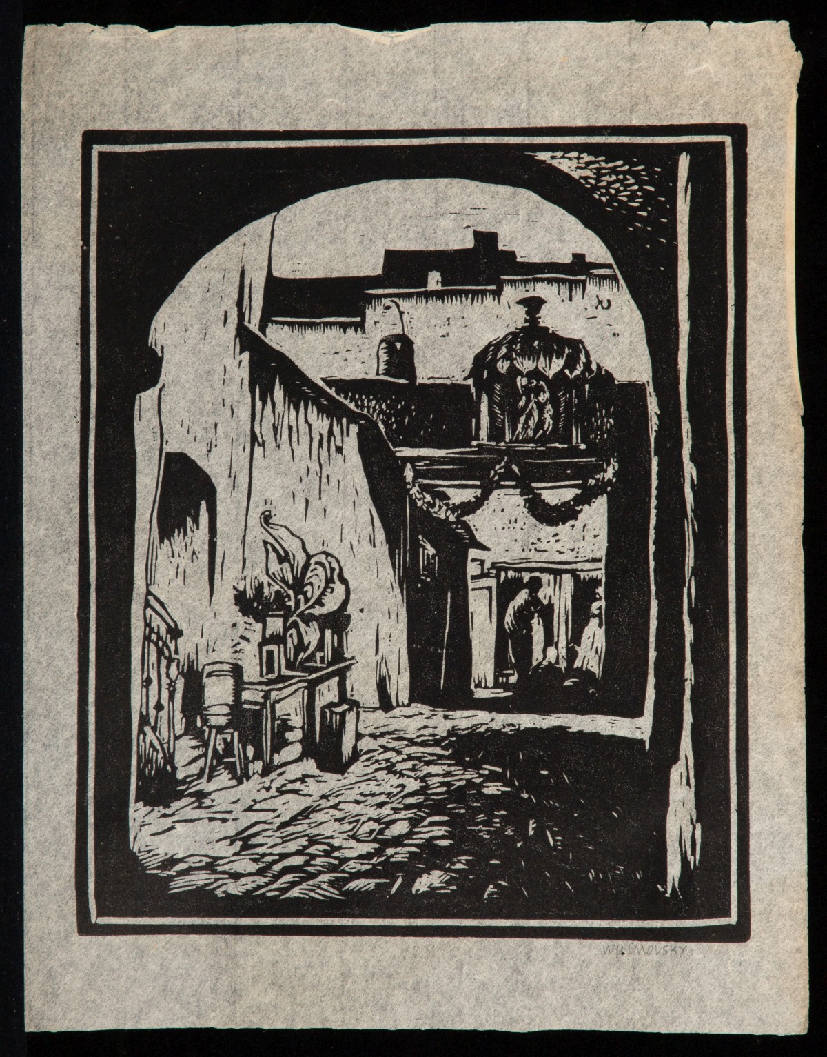 CHARLES WILIMOVSKY (1885-1974) THIRTEEN BLOCK PRINTS