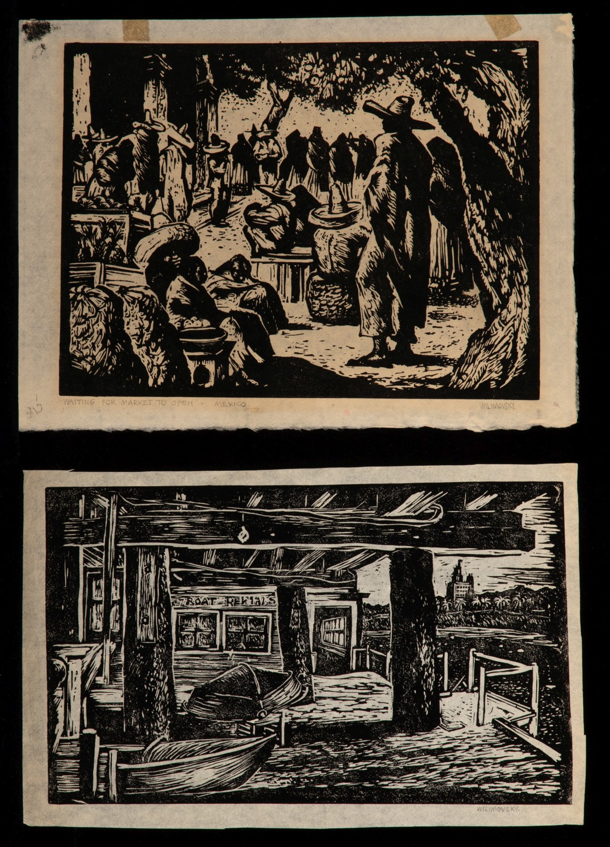 CHARLES WILIMOVSKY (1885-1974) TWENTY SIX BLOCK PRINTS