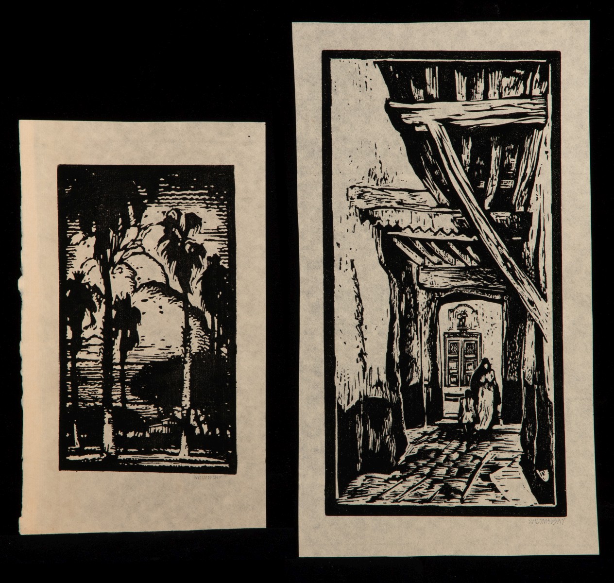 CHARLES WILIMOVSKY (1885-1974) TWENTY SIX BLOCK PRINTS