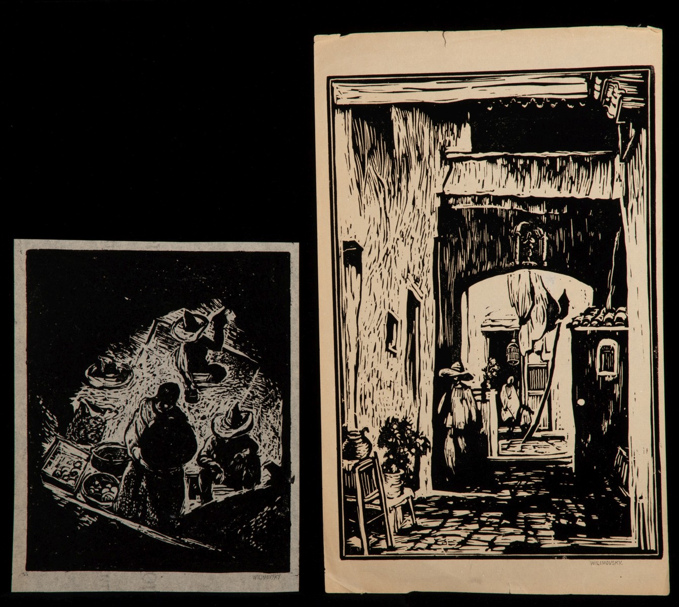 CHARLES WILIMOVSKY (1885-1974) TWENTY SIX BLOCK PRINTS