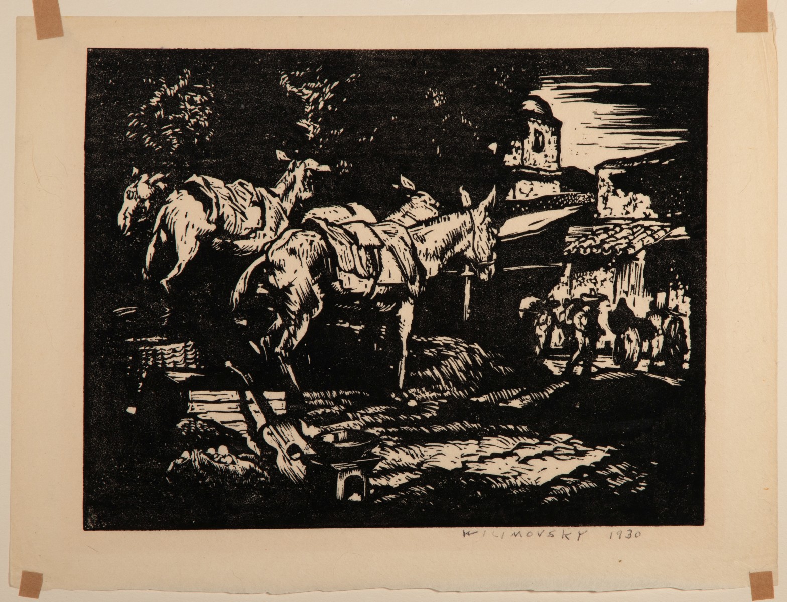 CHARLES WILIMOVSKY (1885-1974) TWENTY SIX BLOCK PRINTS