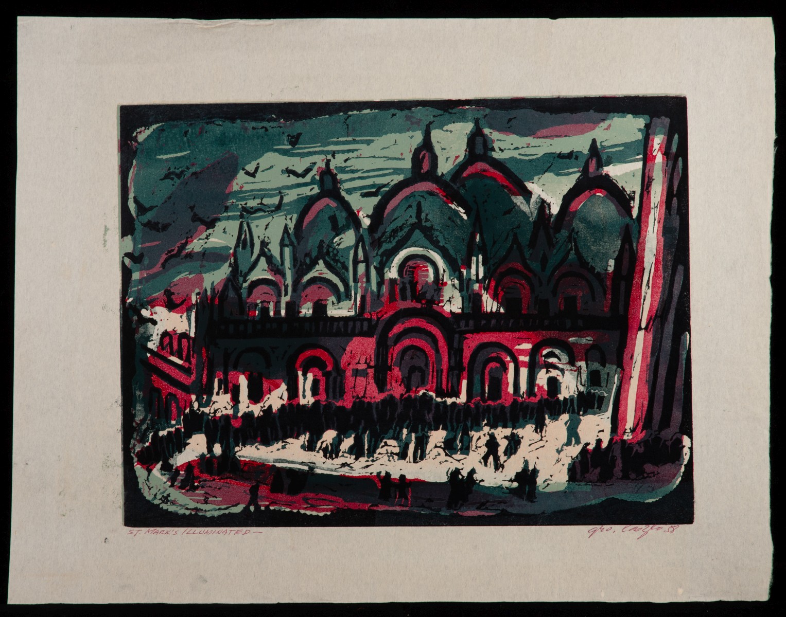 ESTELLE PARNES WATERCOLORS. GEO LASZLO LITHOGRAPHS