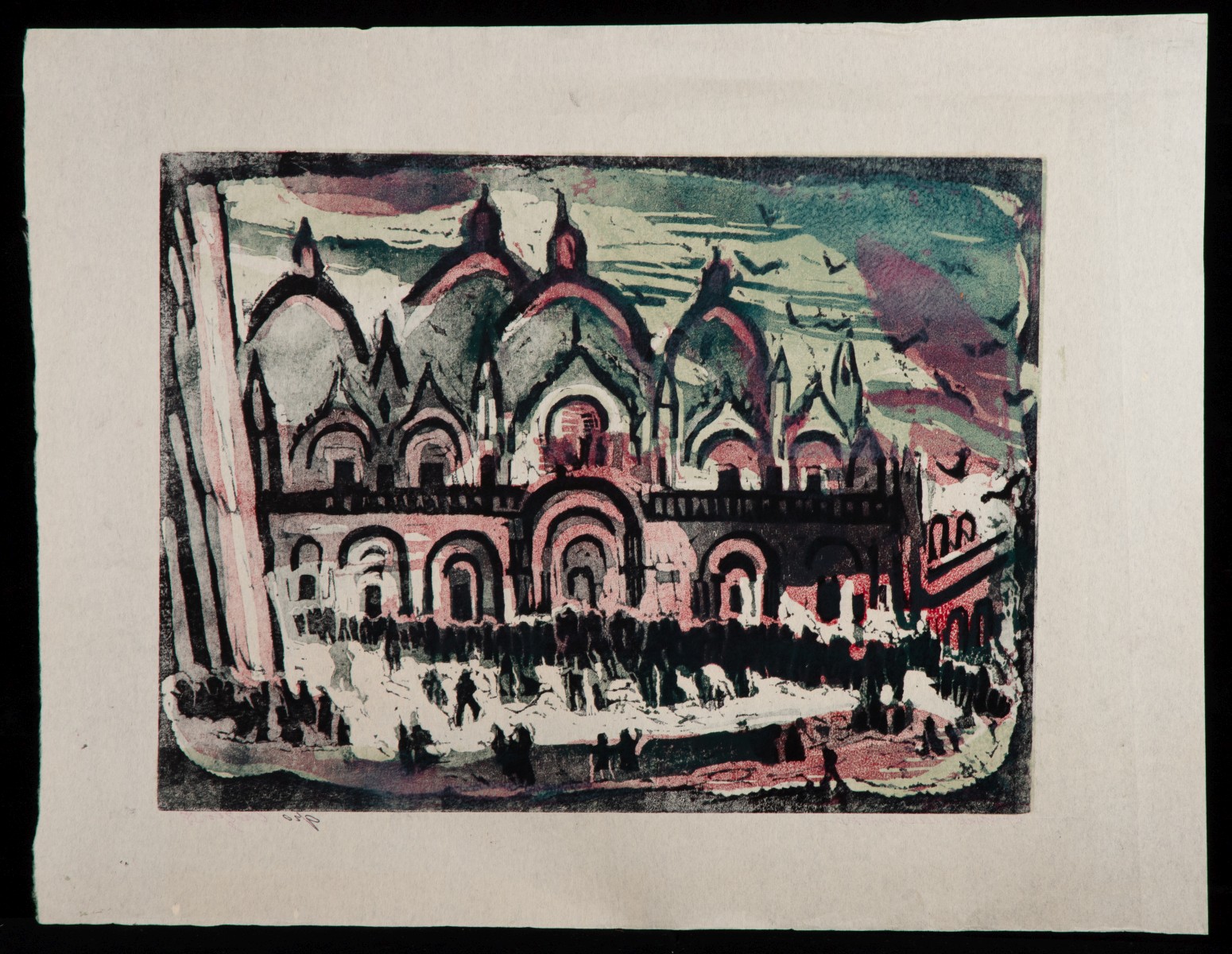 ESTELLE PARNES WATERCOLORS. GEO LASZLO LITHOGRAPHS