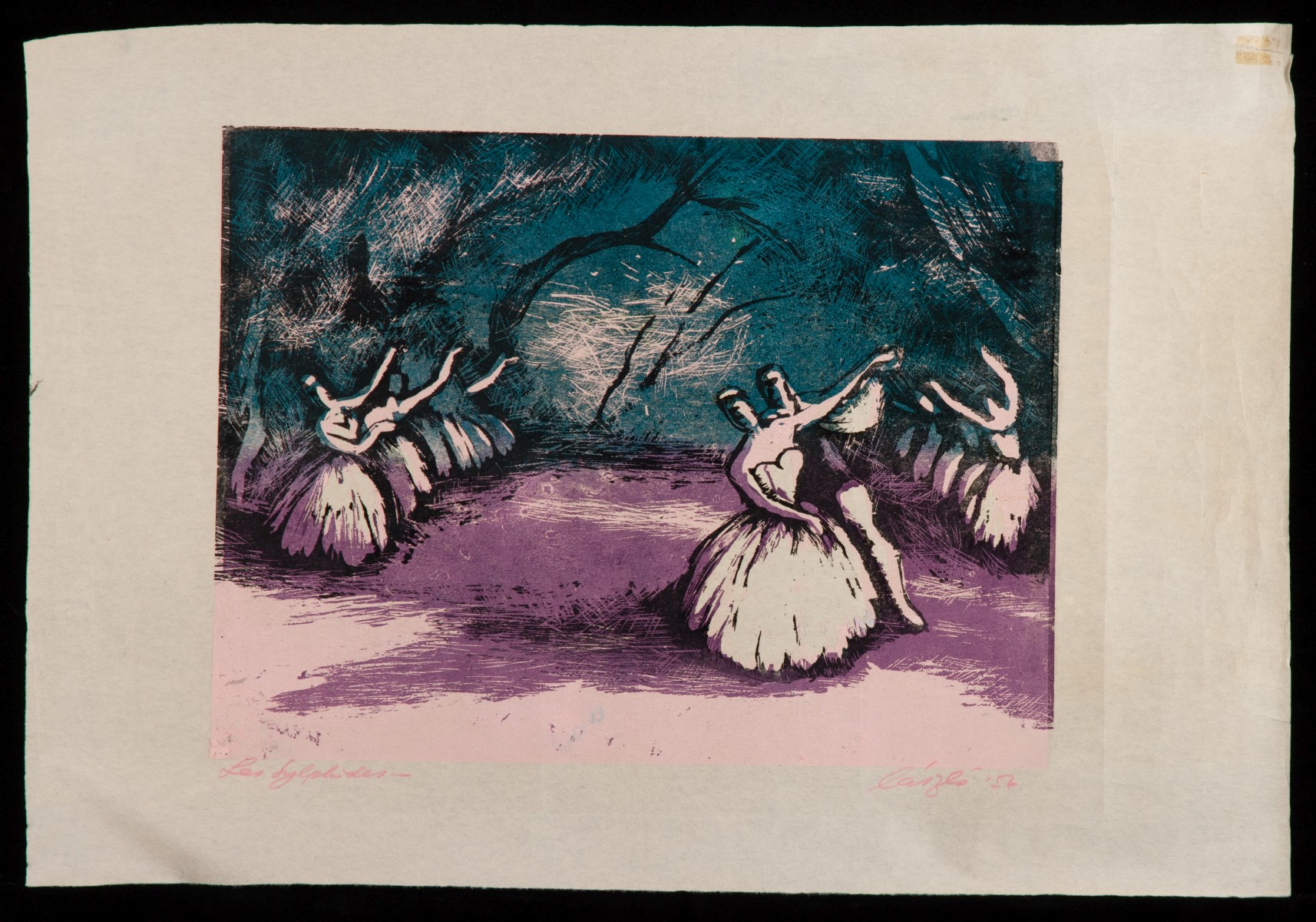 ESTELLE PARNES WATERCOLORS. GEO LASZLO LITHOGRAPHS