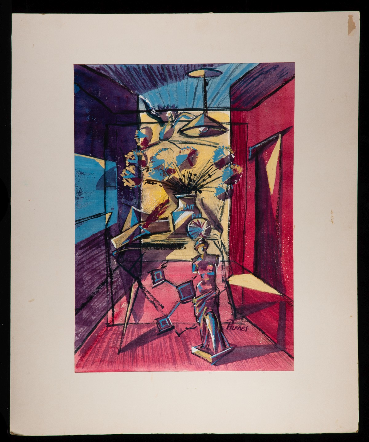 ESTELLE PARNES WATERCOLORS. GEO LASZLO LITHOGRAPHS