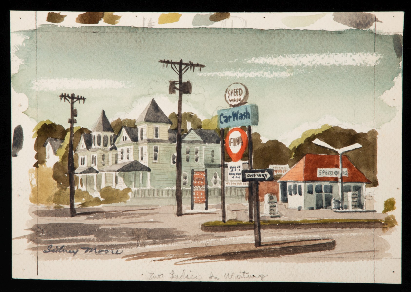 SYDNEY MOORE (1908-1991) EIGHT WORKS ON PAPER