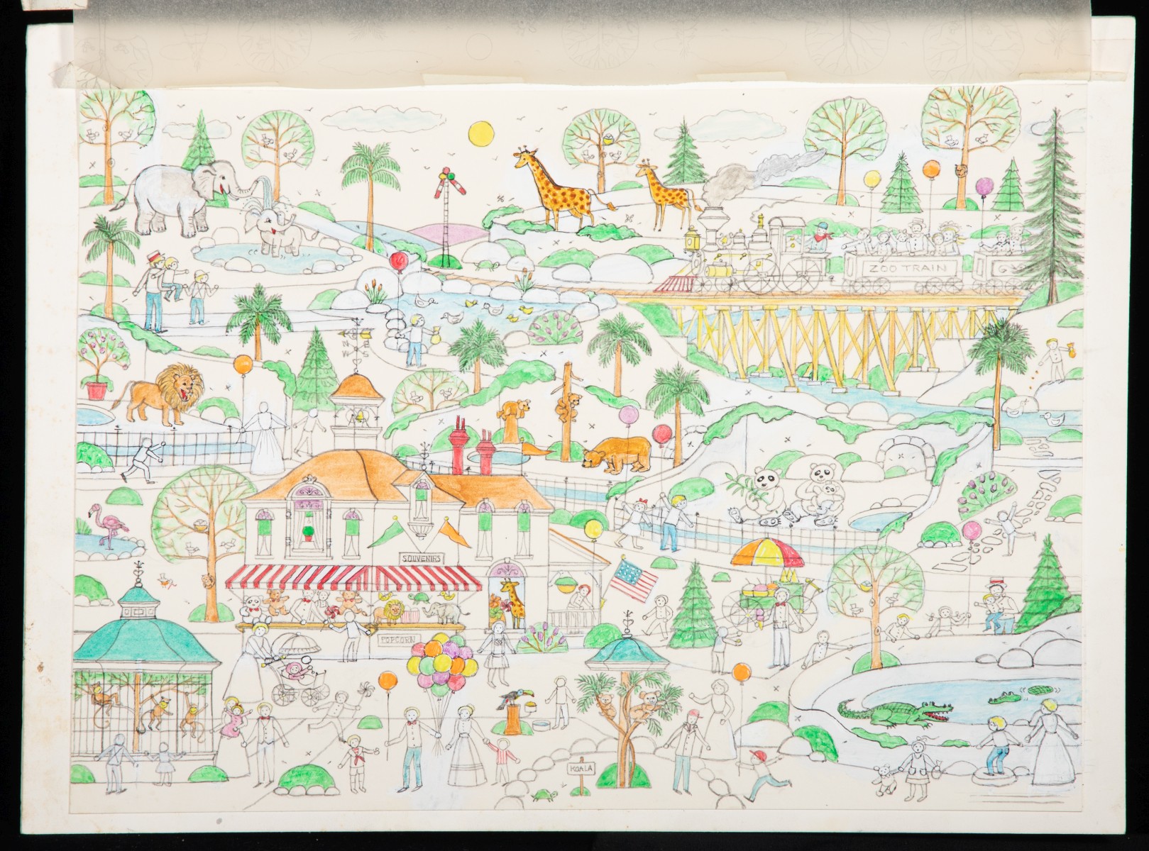  JO SICKBERT (1931-2009) FOUR ORIGINAL ILLUSTRATIONS