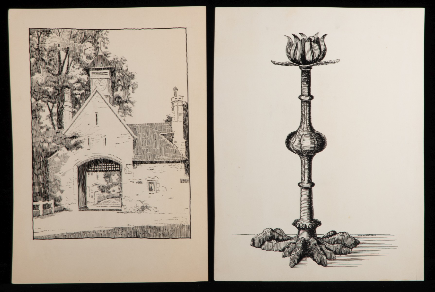 J.L.M. & THELMA MOULTHROP ORIGINAL WORKS ON PAPER