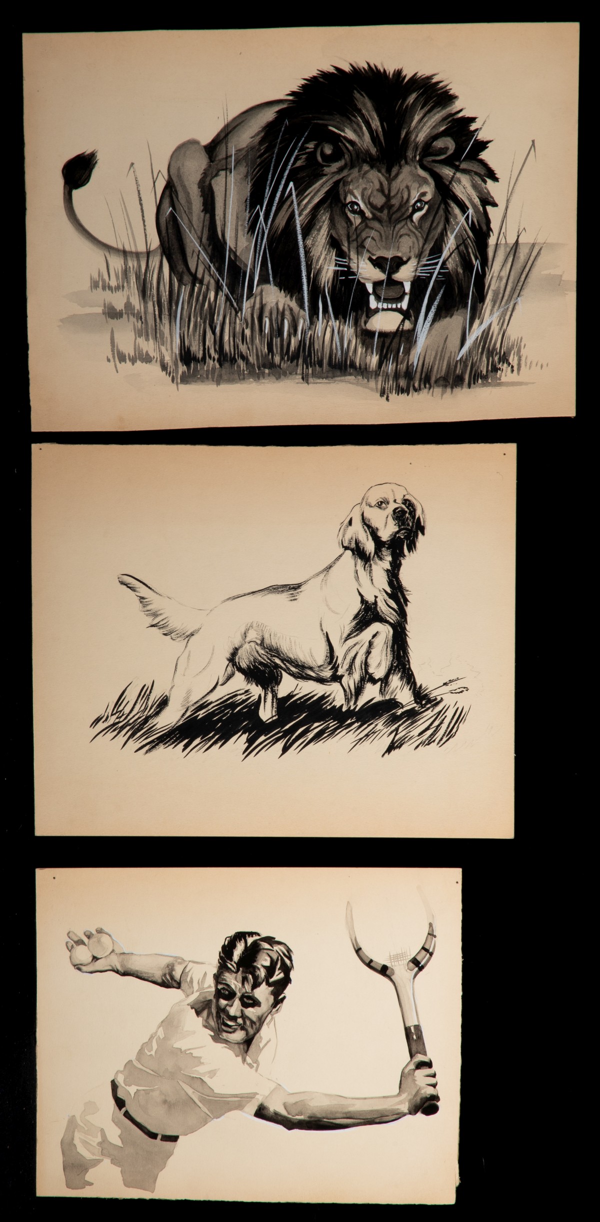 J.L.M. & THELMA MOULTHROP ORIGINAL WORKS ON PAPER