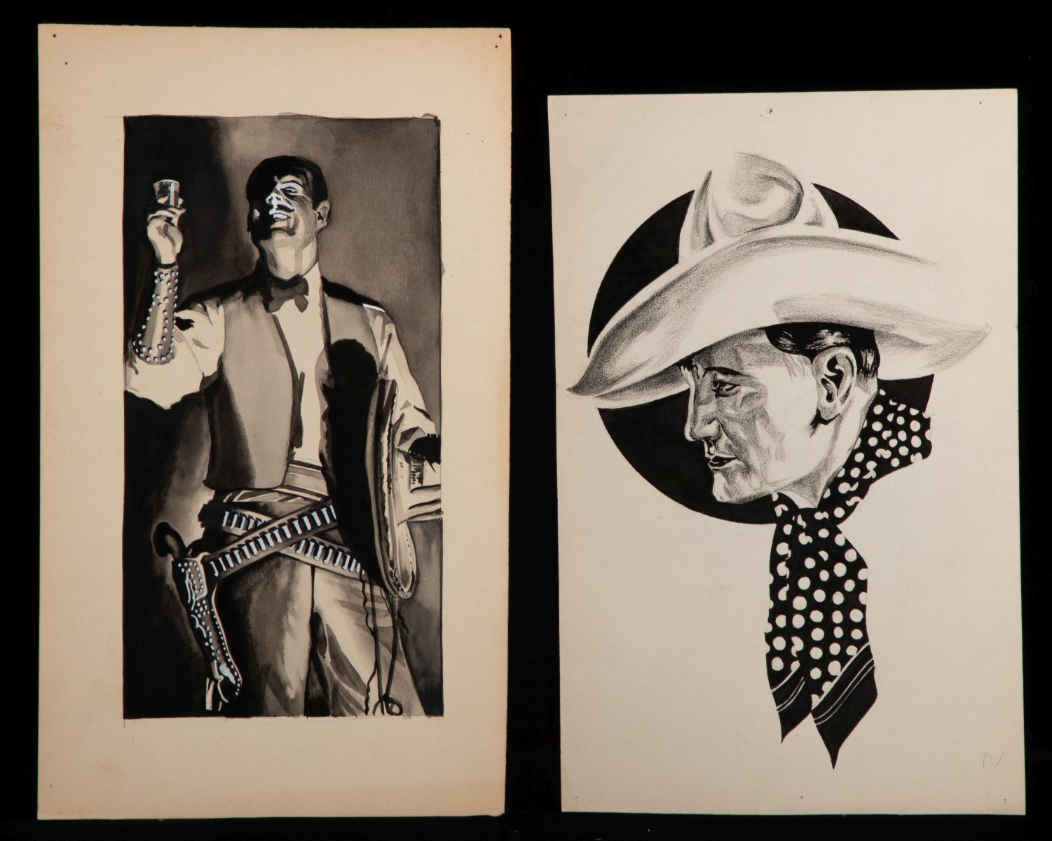 J.L.M. & THELMA MOULTHROP ORIGINAL WORKS ON PAPER