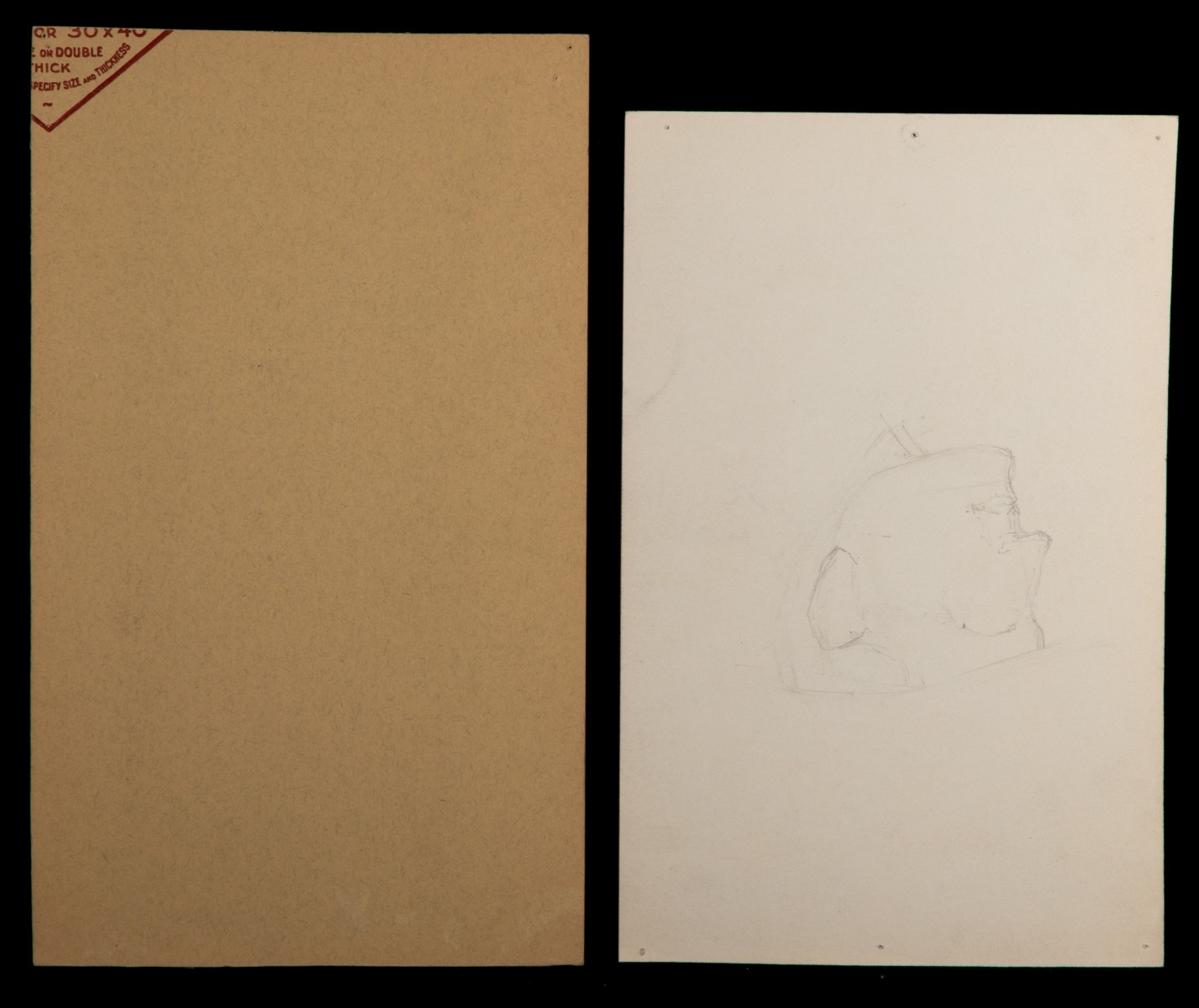 J.L.M. & THELMA MOULTHROP ORIGINAL WORKS ON PAPER