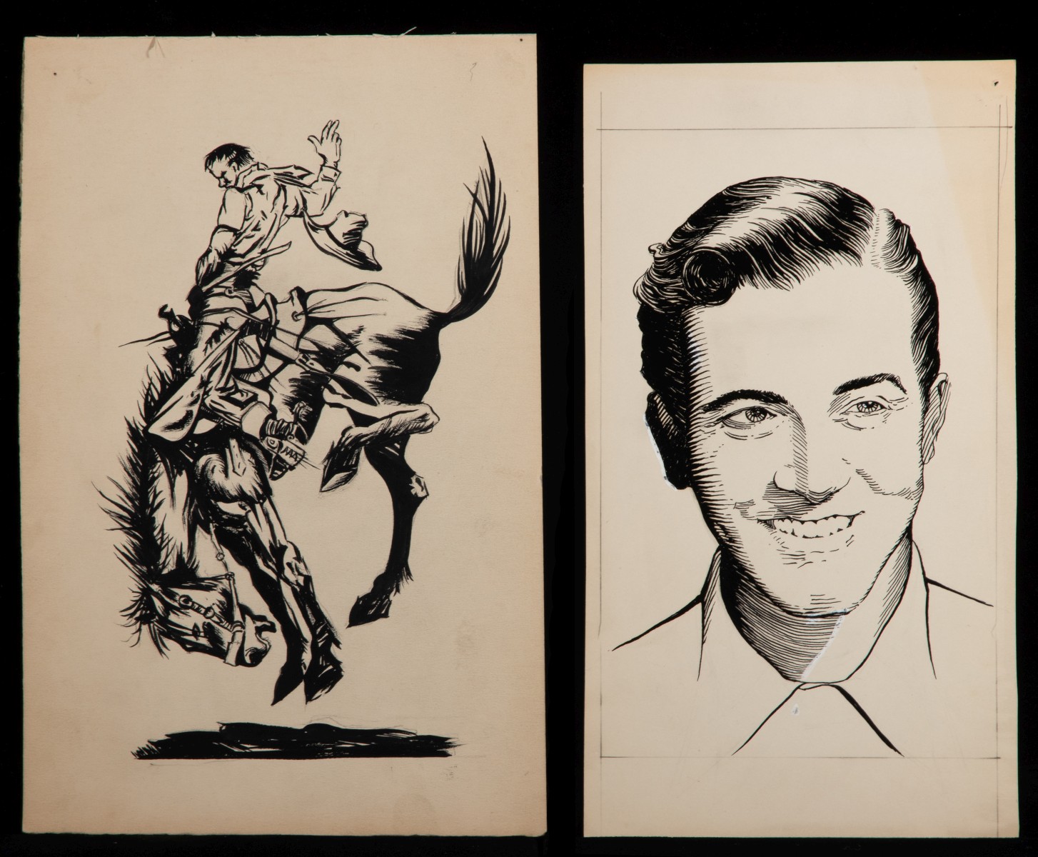 J.L.M. & THELMA MOULTHROP ORIGINAL WORKS ON PAPER