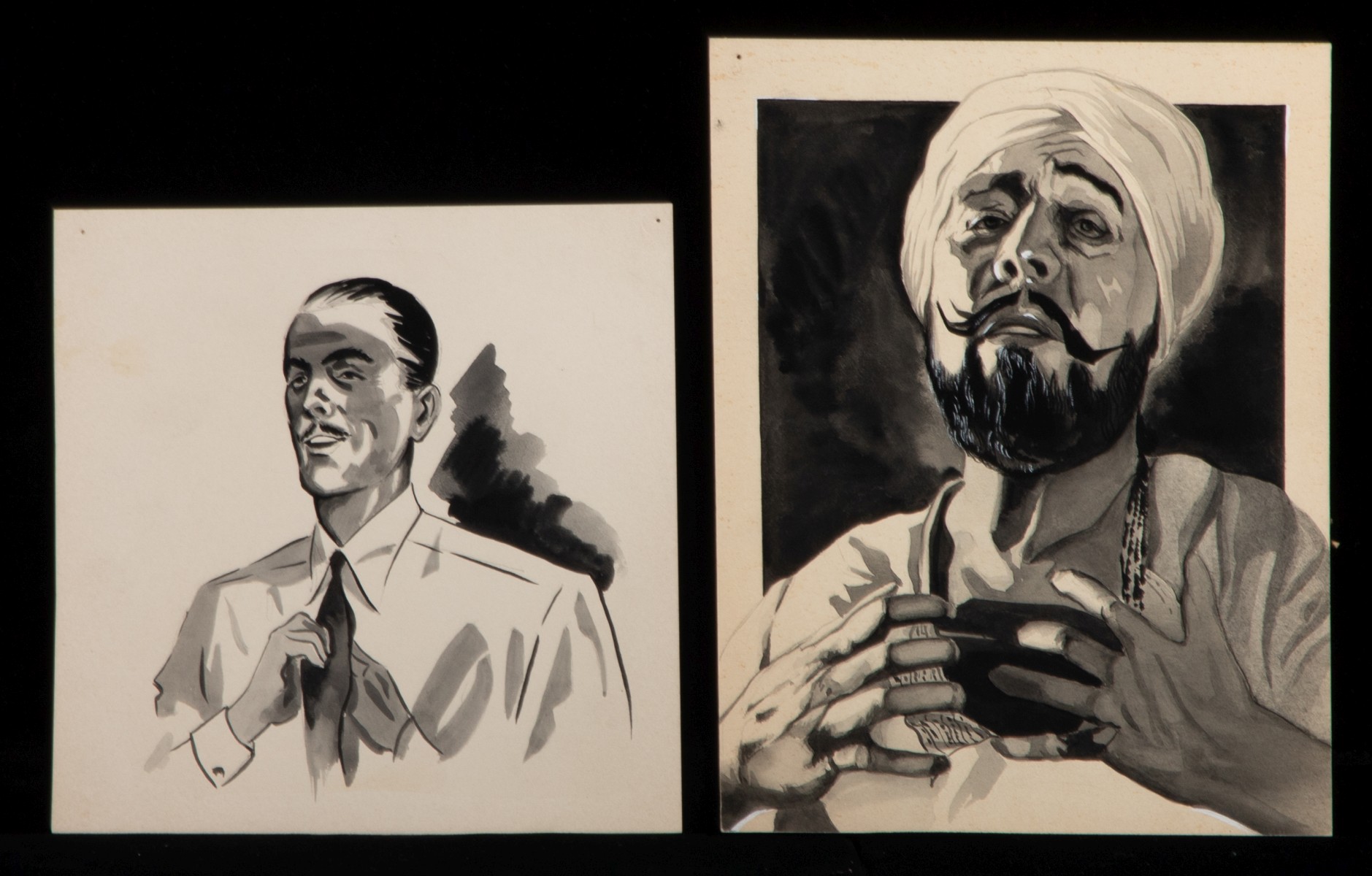 J.L.M. & THELMA MOULTHROP ORIGINAL WORKS ON PAPER