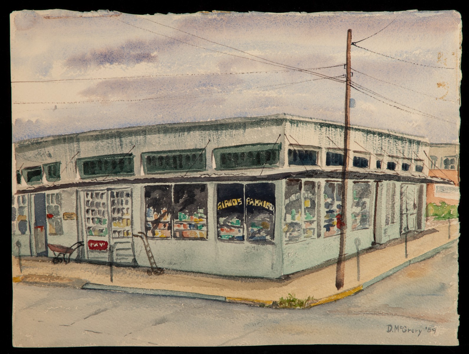 WATERCOLORS SIGNED D. McGRORY