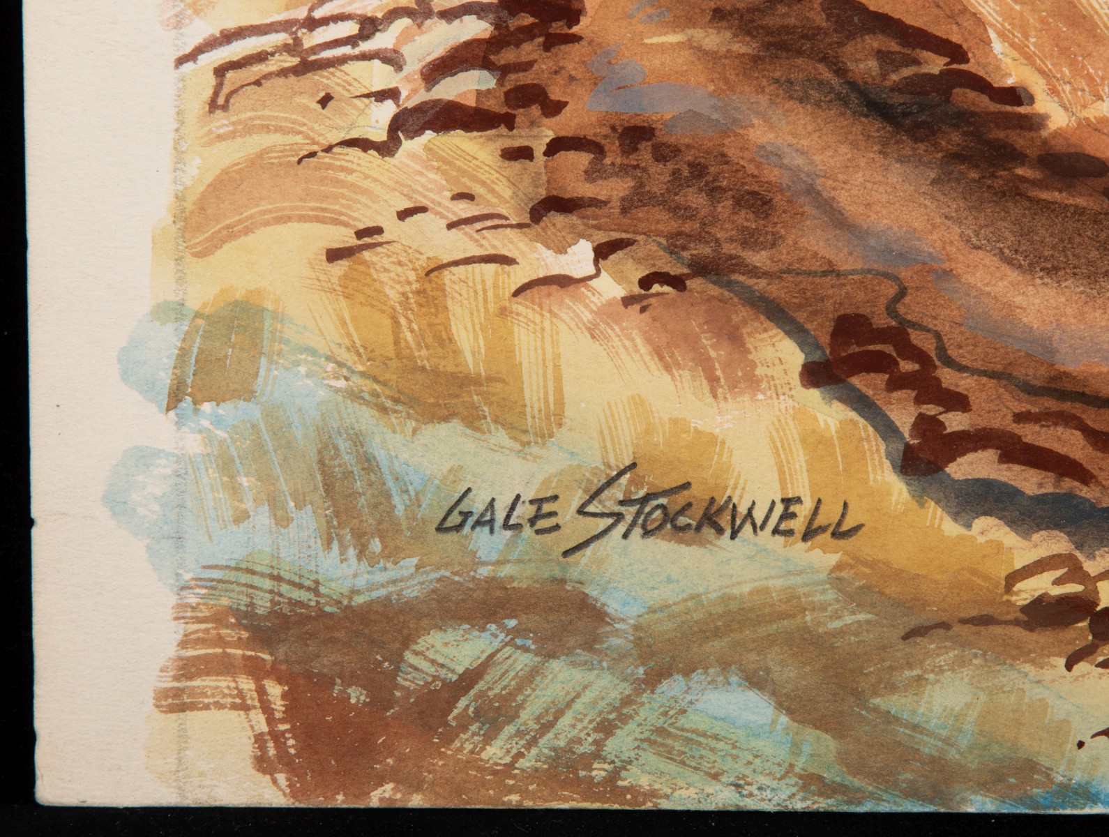 GALE STOCKWELL (1907-1983) TWO WATERCOLORS