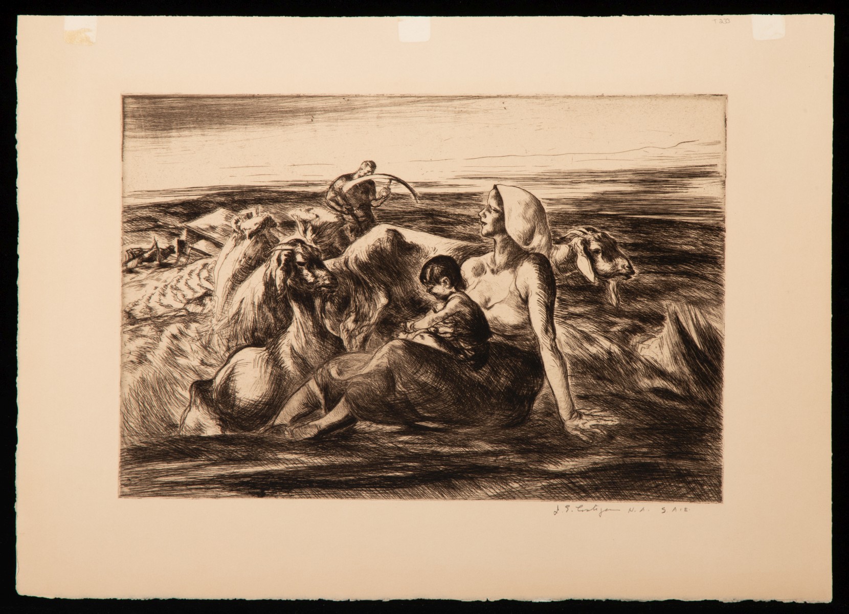 JOHN E. COSTIGAN (1888-1972) SIX PENCIL SIGNED PRINTS