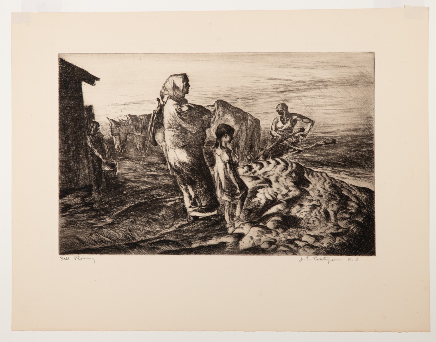 JOHN E. COSTIGAN (1888-1972) SIX PENCIL SIGNED PRINTS