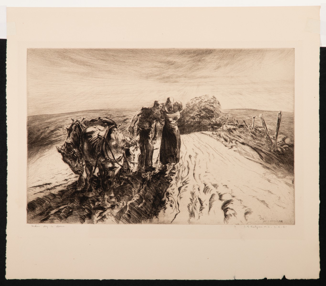 JOHN E. COSTIGAN (1888-1972) SIX PENCIL SIGNED PRINTS