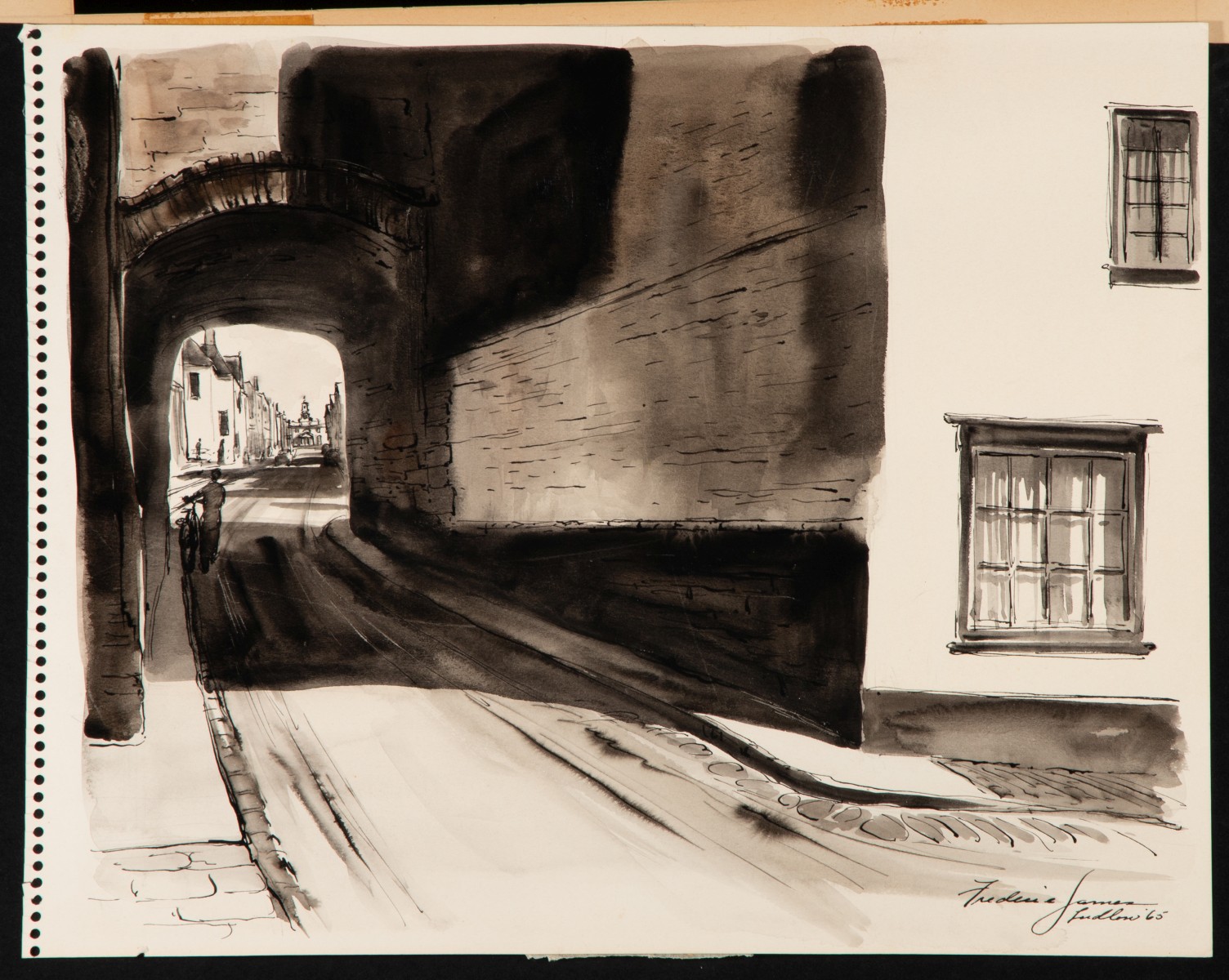 FREDRICK JAMES (1915-1985) FIVE ORIGINAL WORKS ON PAPER